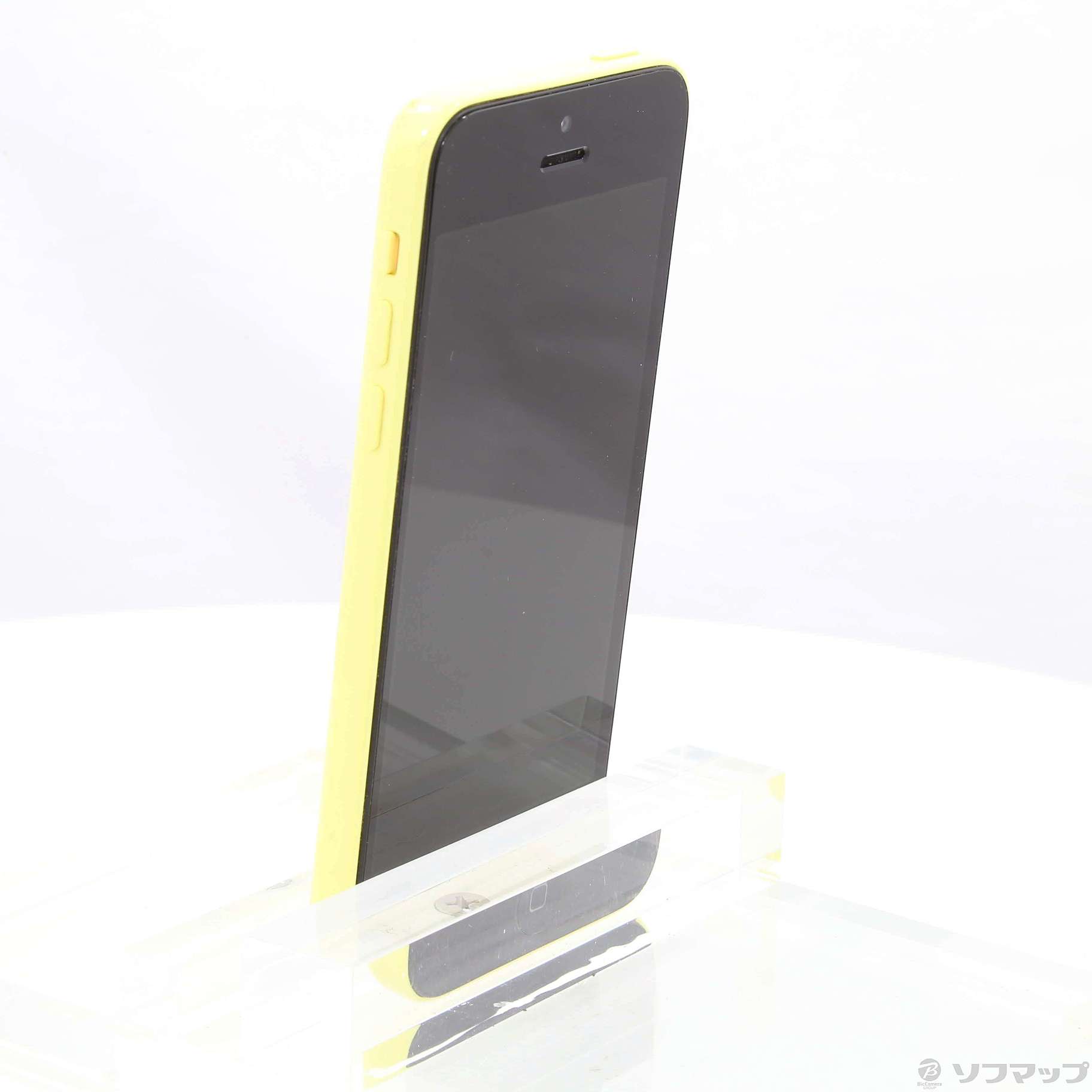 中古】セール対象品 iPhone5C 32GB イエロー MF150J／A au