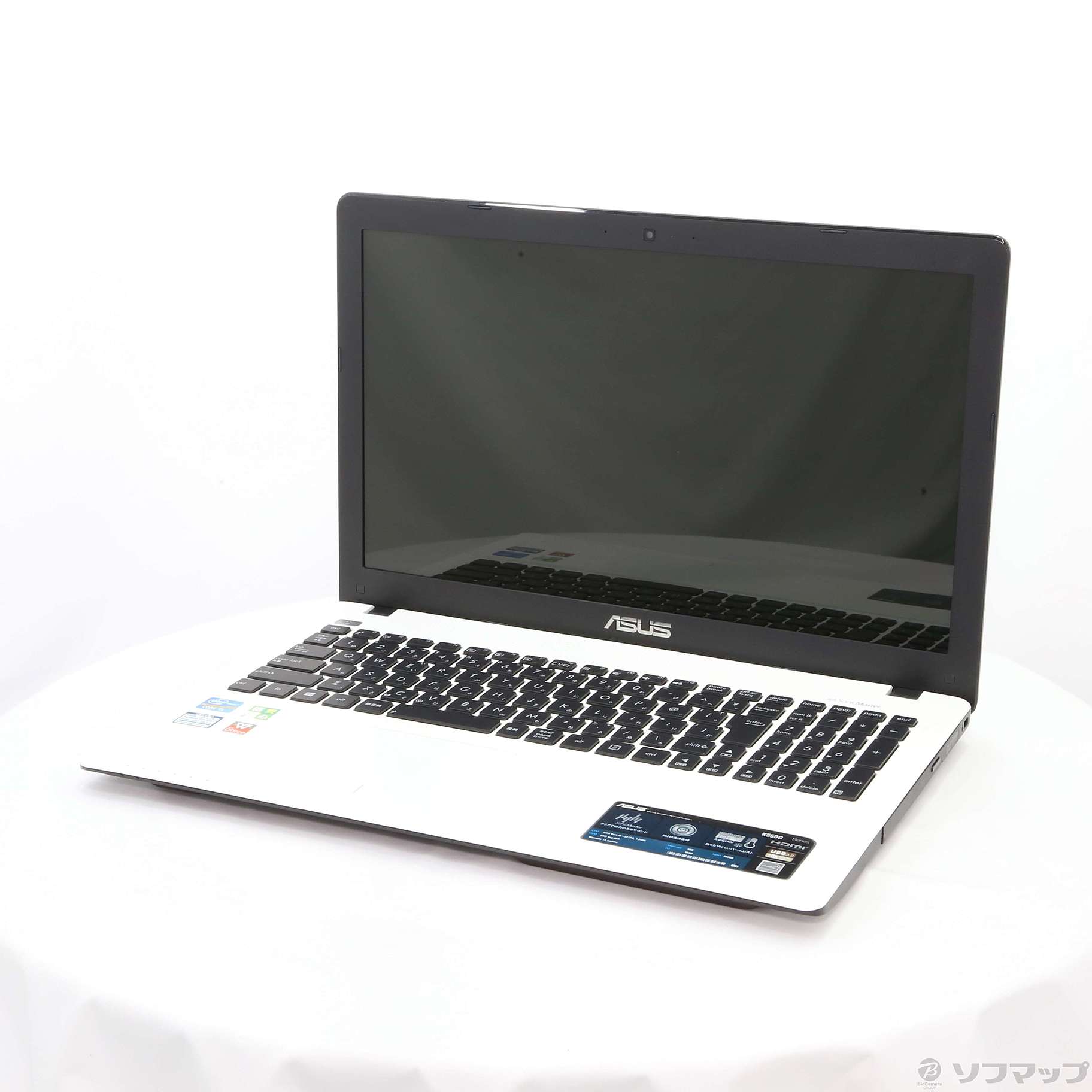 格安安心パソコン K550CA K550CA-WHITE ホワイト