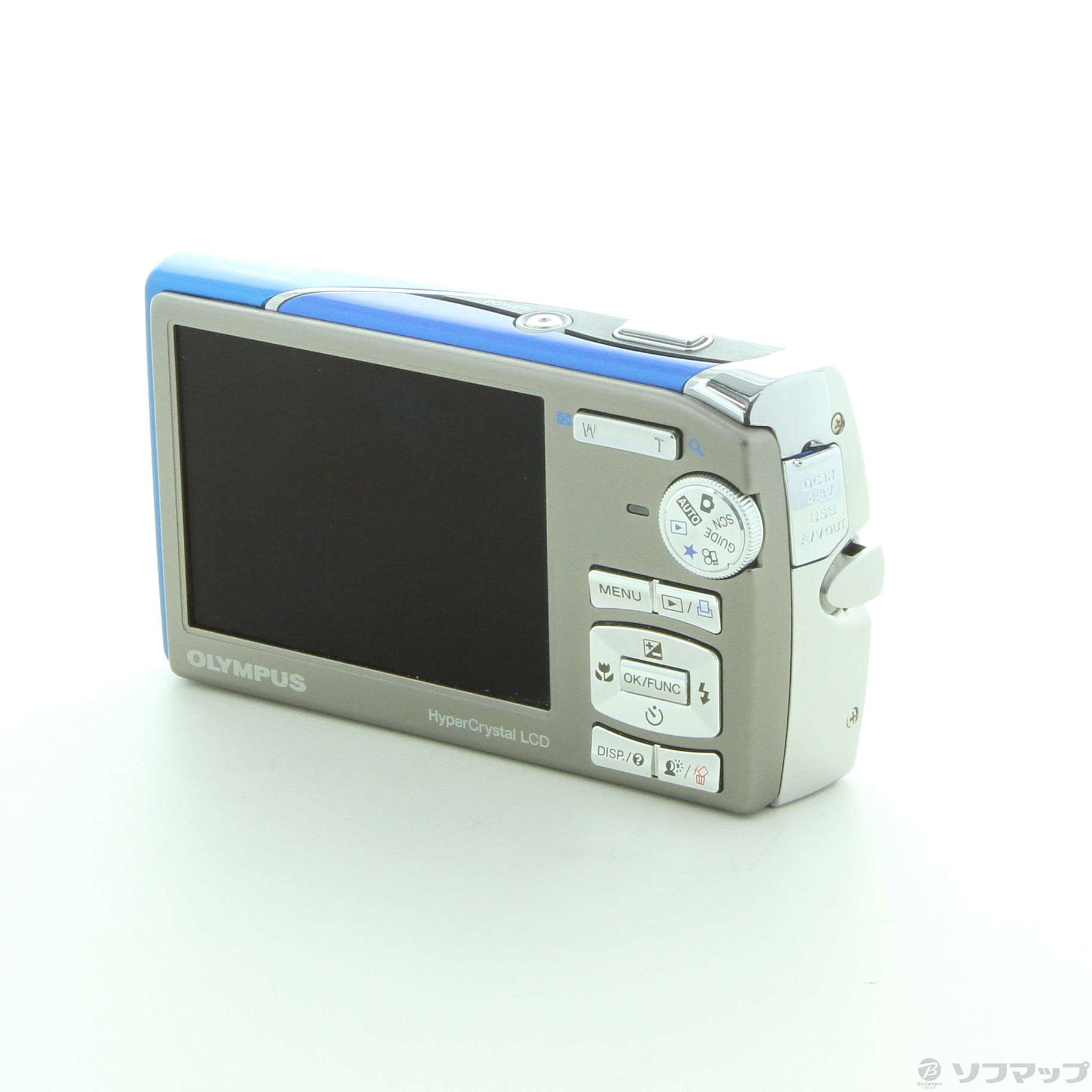 中古】CAMEDIA μ1020 BLU (1010万画素／7倍ズーム／ブルー