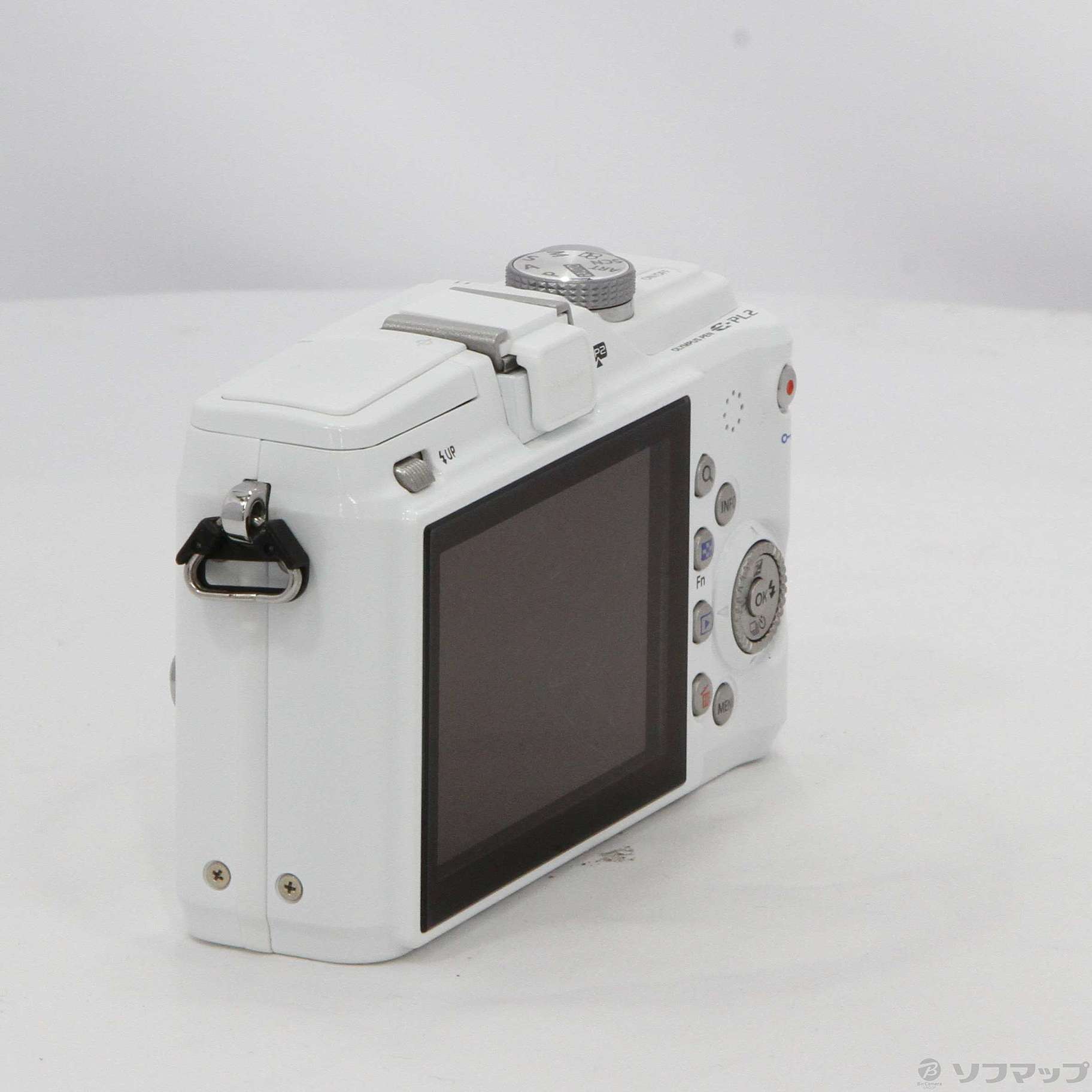 中古】PEN Lite E-PL2 ボディ (ホワイト) (1230万画素／SDXC 