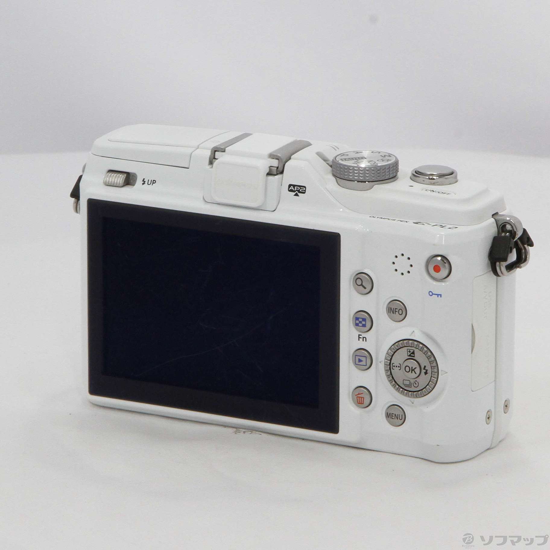 中古】PEN Lite E-PL2 ボディ (ホワイト) (1230万画素／SDXC 