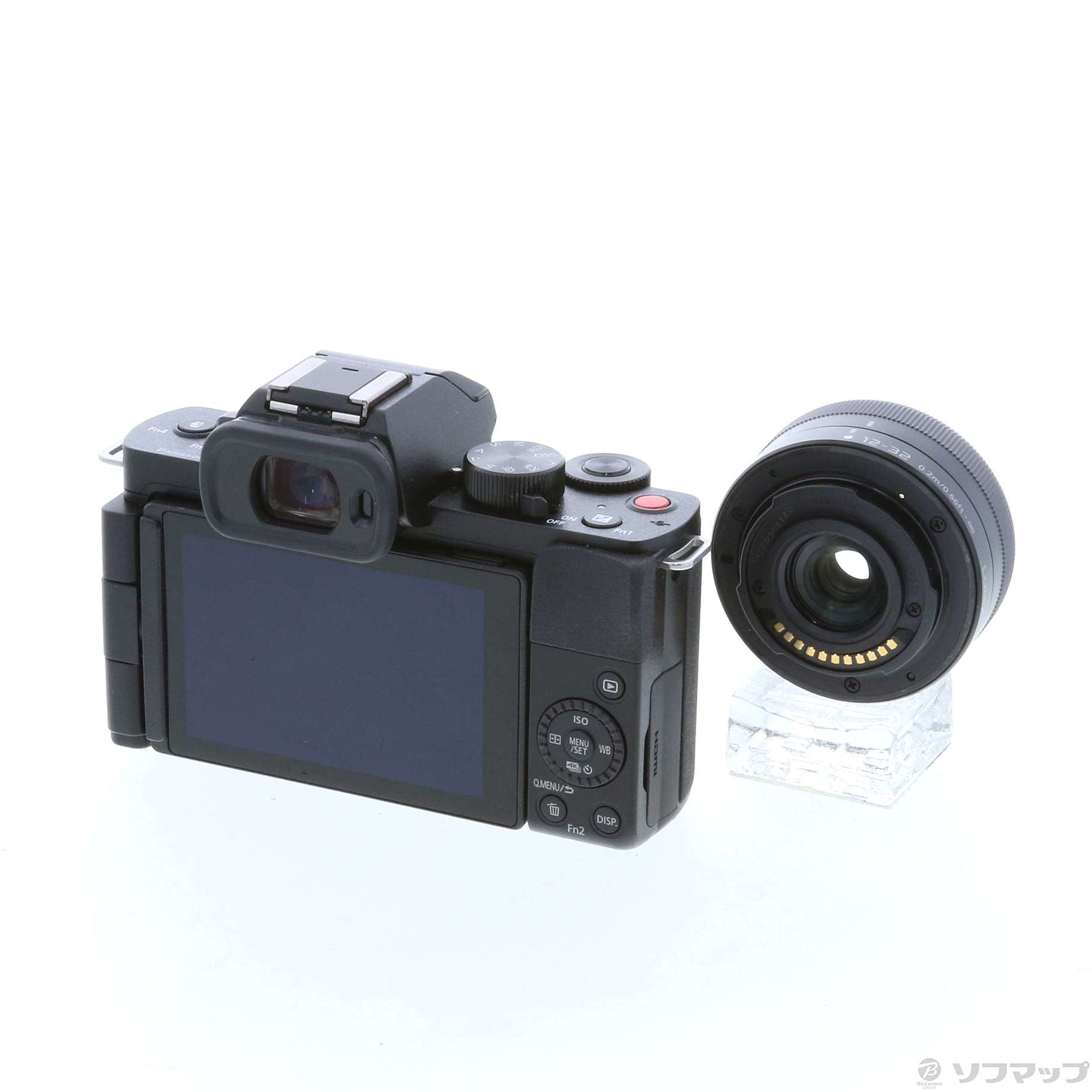 中古】LUMIX G100 標準ズームレンズキット ブラック DC-G100K-K