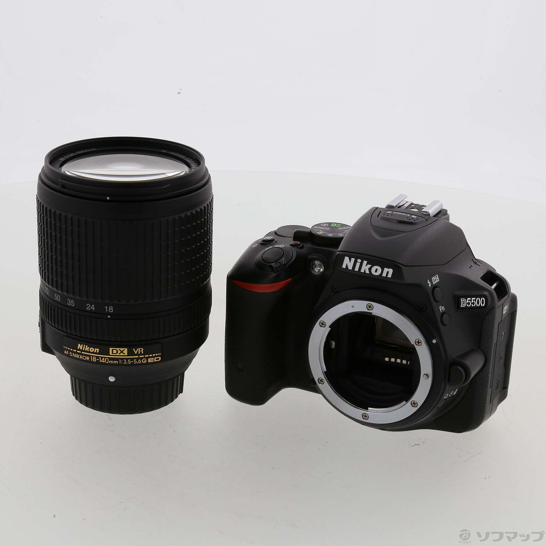 中古 Nikon D5500 18 140 Vr レンズキット ブラック 2416万画素 Sdxc リコレ ソフマップの中古通販サイト