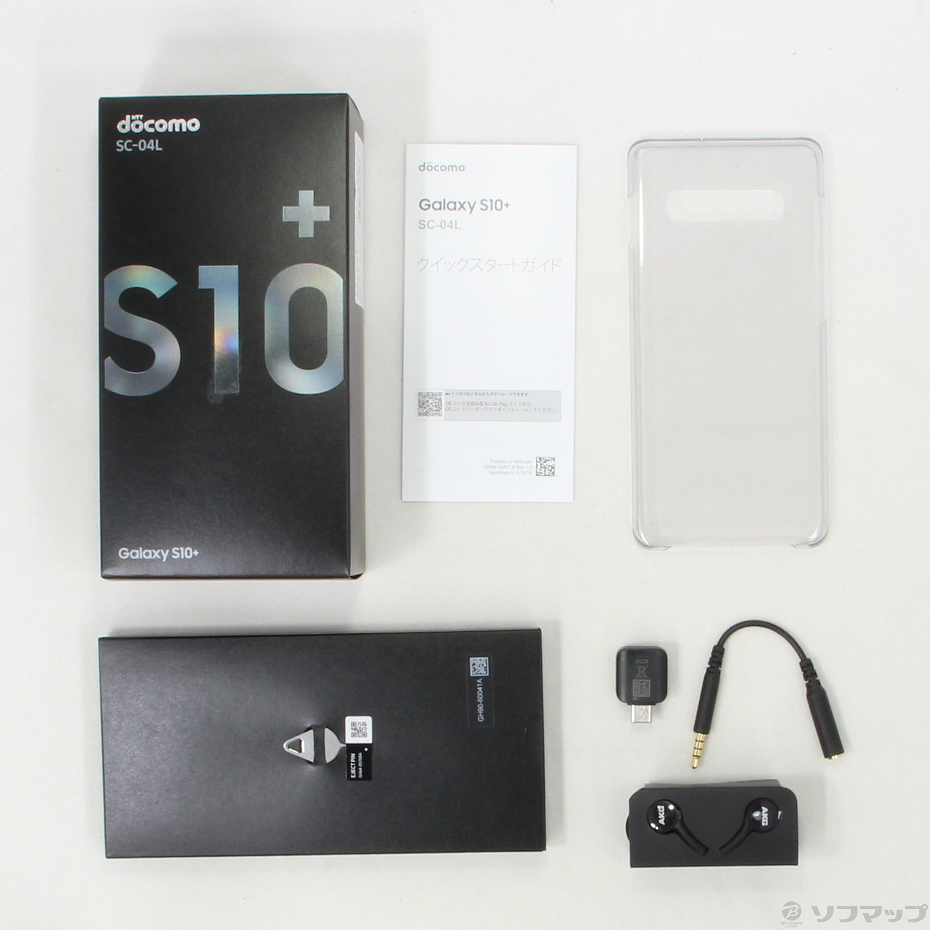 中古】GALAXY S10+ 128GB プリズムブラック SC-04L docomoロック解除 ...