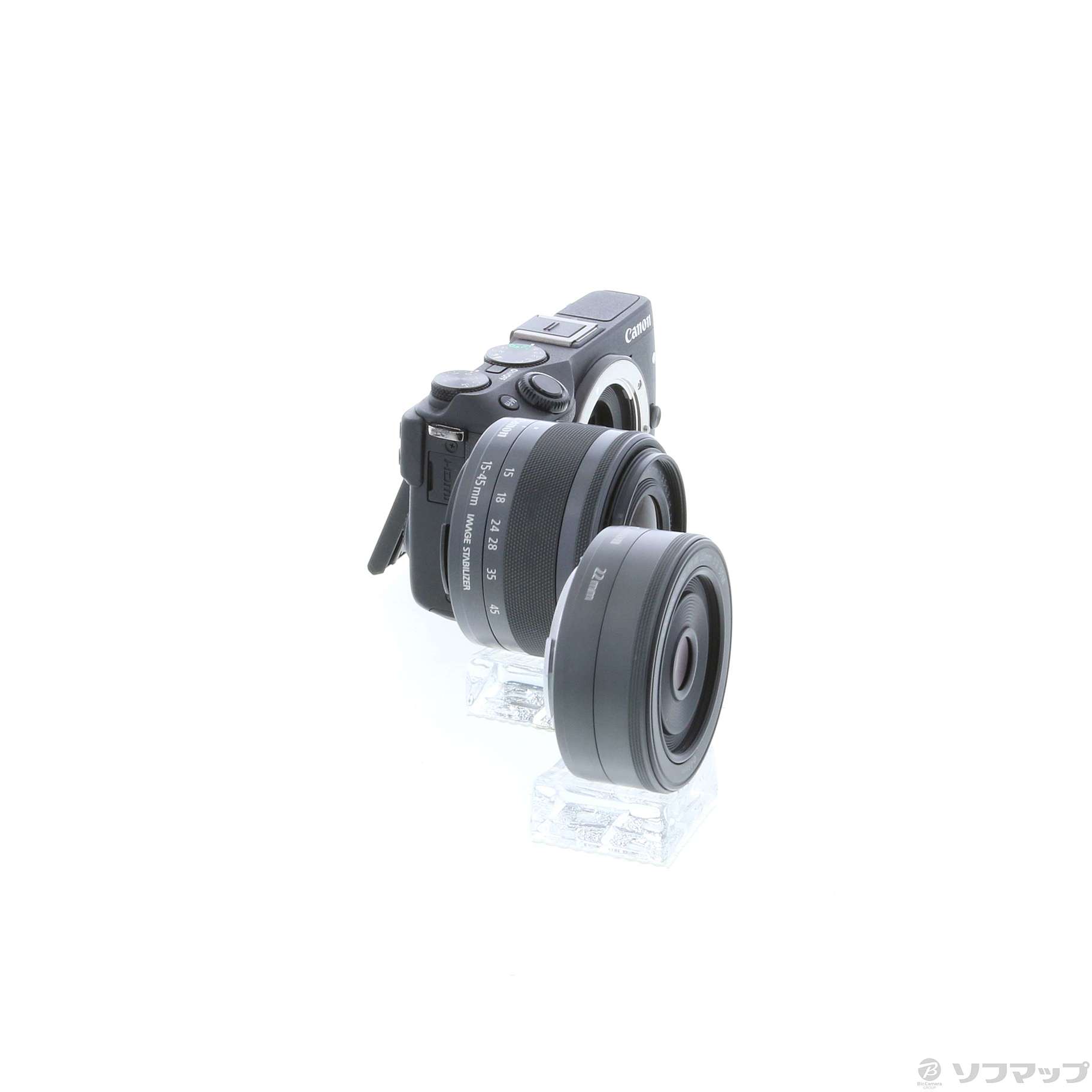 中古 Eos M3 ダブルレンズキット2 ブラック 24万画素 Sdxc リコレ ソフマップの中古通販サイト