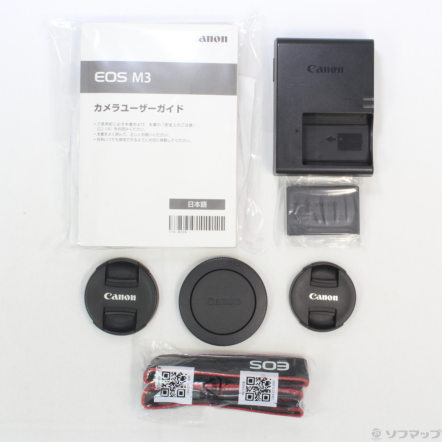 中古 Eos M3 ダブルレンズキット2 ブラック 24万画素 Sdxc リコレ ソフマップの中古通販サイト