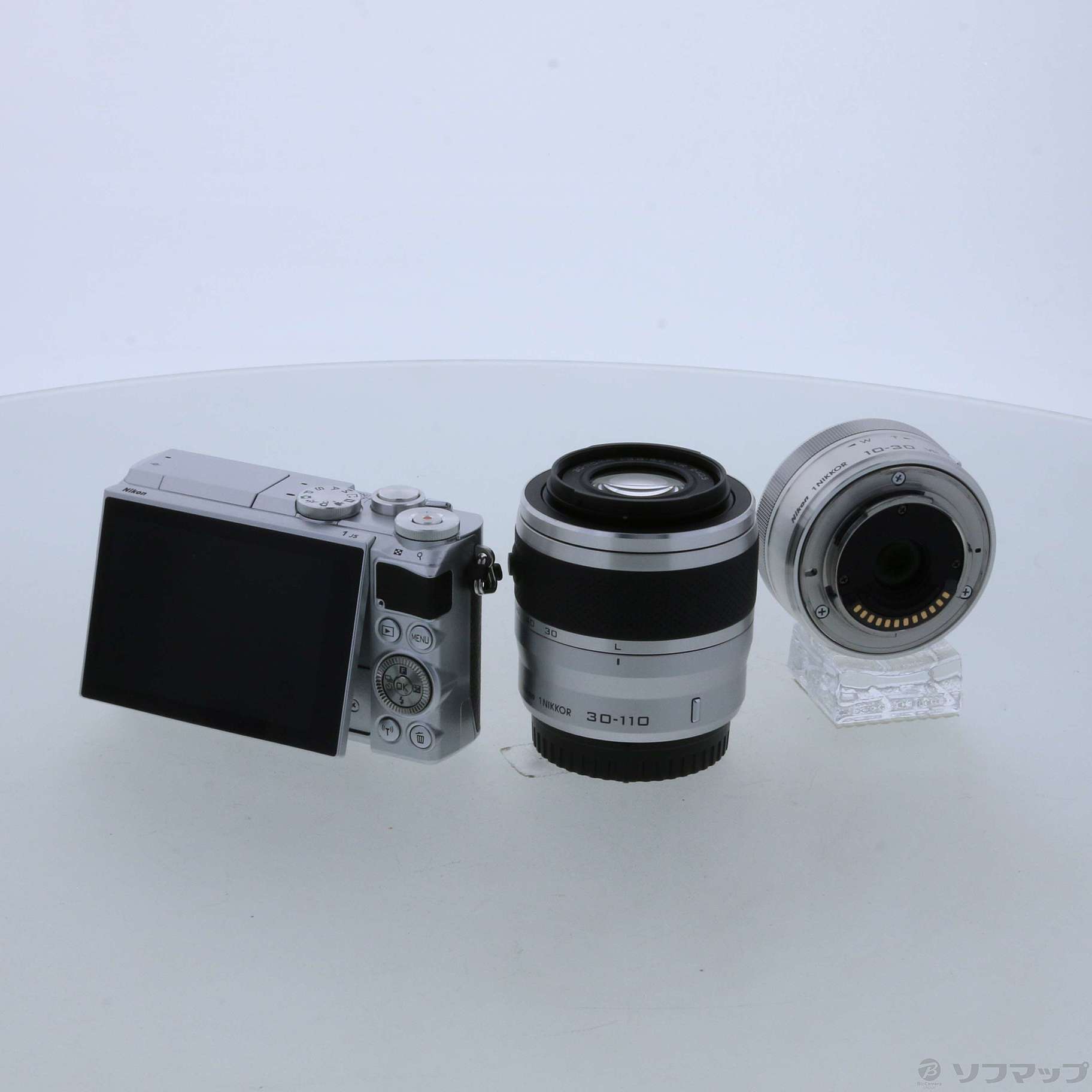 中古】Nikon 1 J5 ダブルズームレンズキット (2081万画素／シルバー