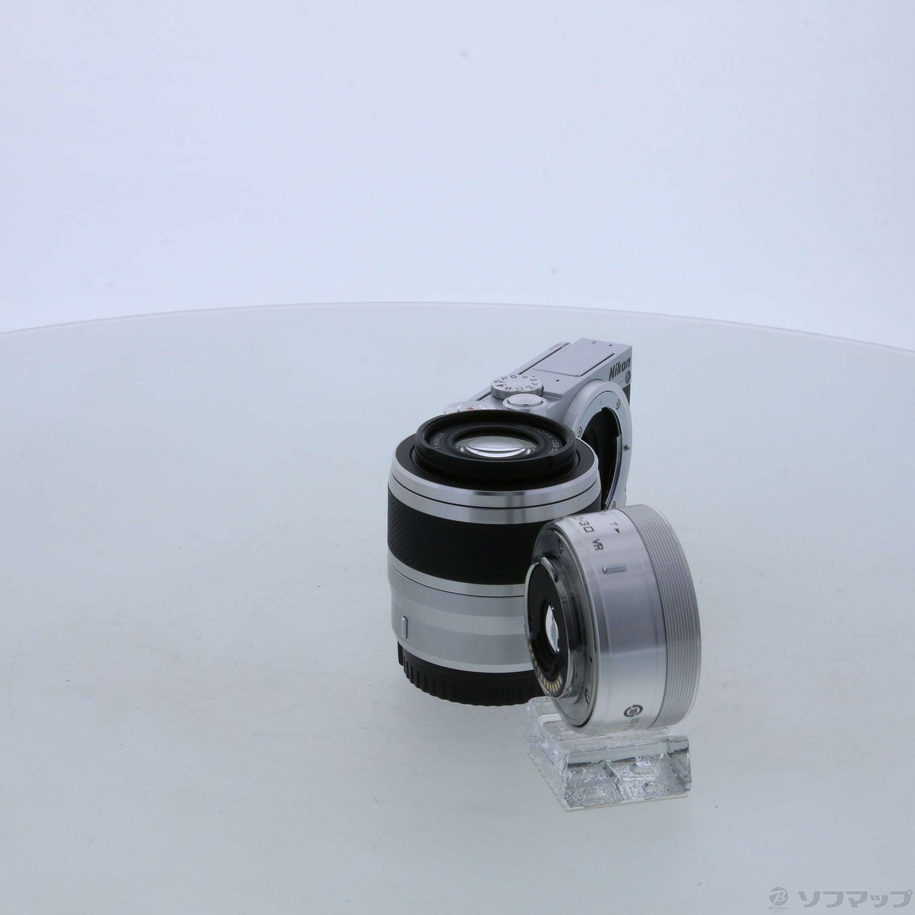 中古】Nikon 1 J5 ダブルズームレンズキット (2081万画素／シルバー