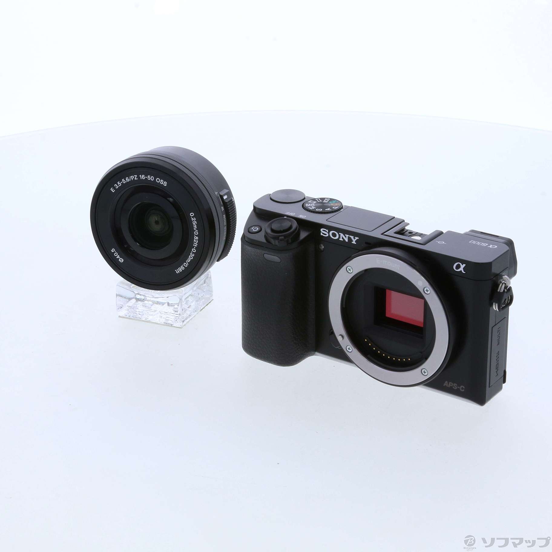 中古】α6000 パワーズームレンズキット ブラック ILCE-6000L