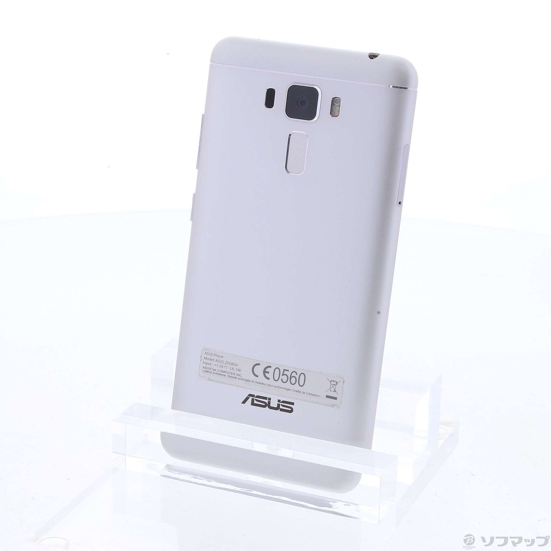 中古】ZenFone 3 Laser 32GB シルバー ZC551KL-SL32S4 SIMフリー