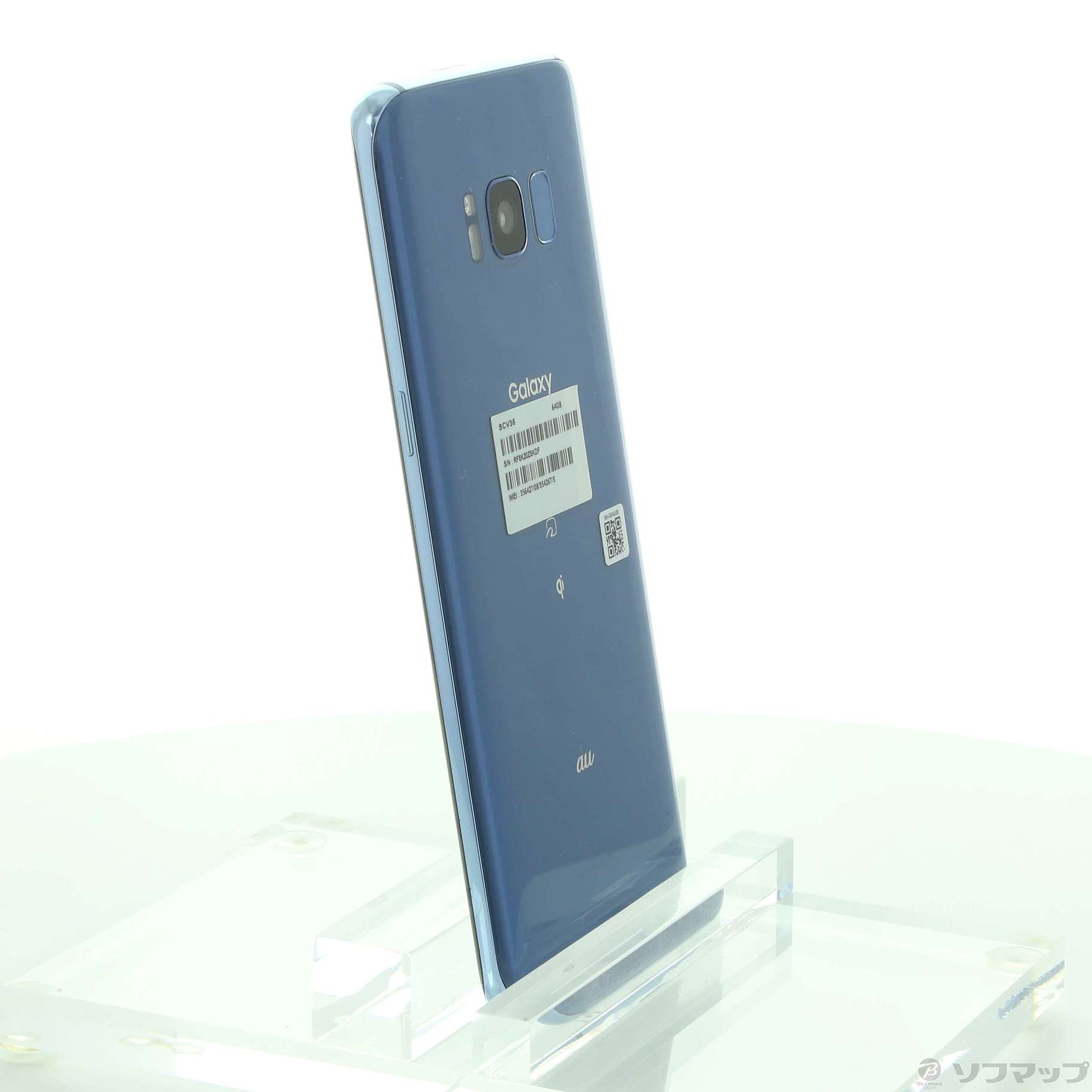 中古】Galaxy S8 64GB コーラルブルー SCV36 auロック解除SIMフリー