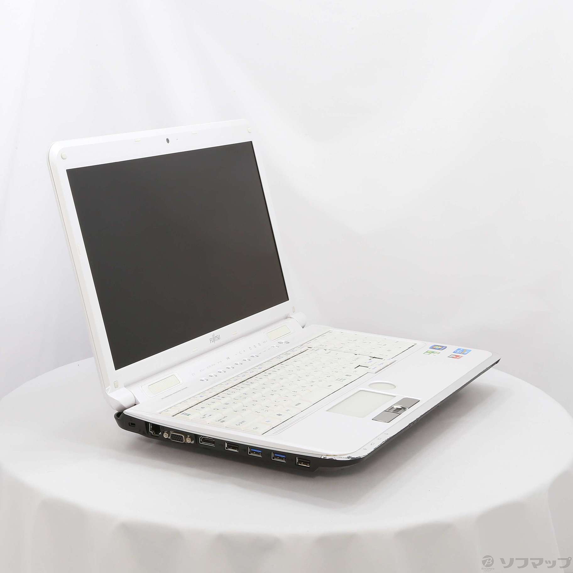 中古】格安安心パソコン LIFEBOOK AH77／C FMVA77CW プレシャスホワイト 〔Windows 10〕 [2133028707809]  - リコレ！|ビックカメラグループ ソフマップの中古通販サイト