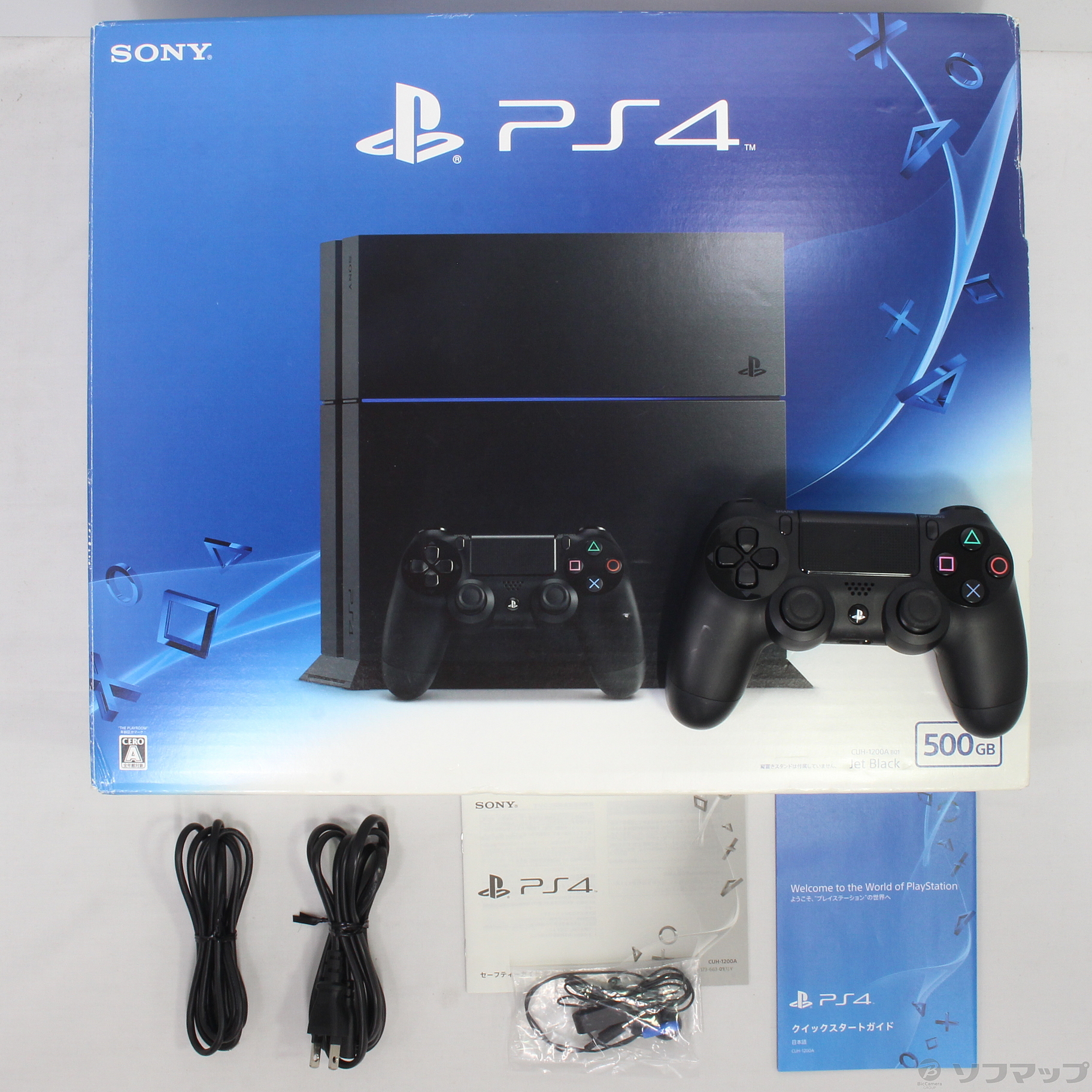 中古 Playstation 4 ジェットブラック Cuh 10ab リコレ ソフマップの中古通販サイト