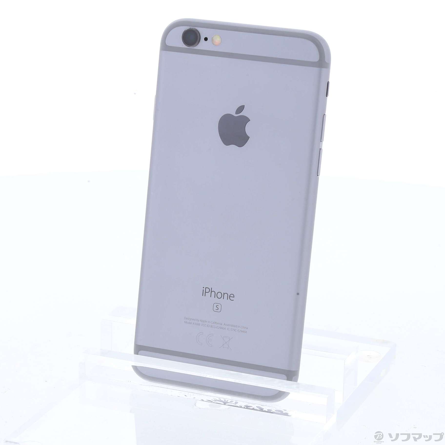 中古】iPhone6s 128GB スペースグレイ MKQT2J／A SIMフリー 