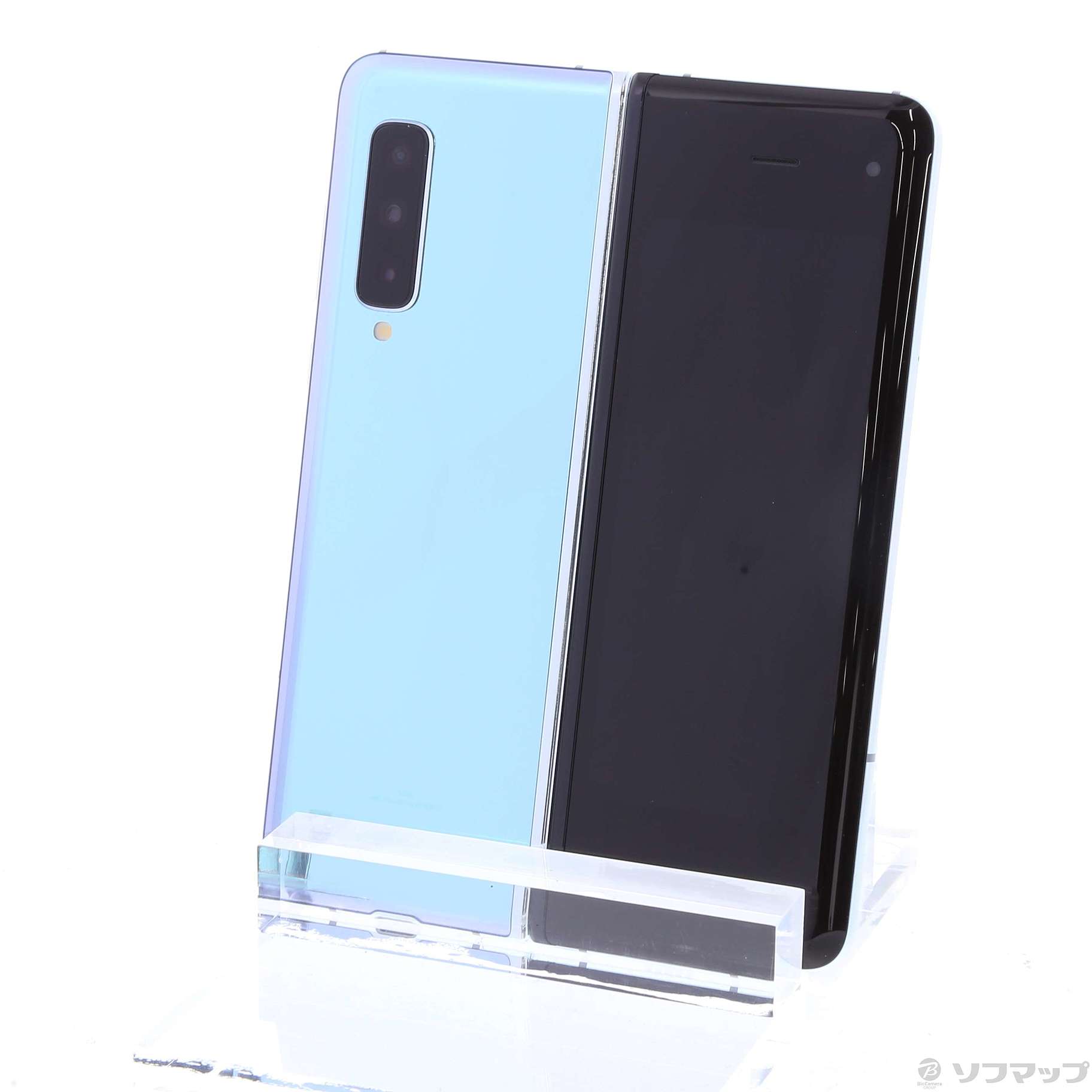 中古】Galaxy Fold 512GB スペースシルバー SCV44 auロック解除SIM