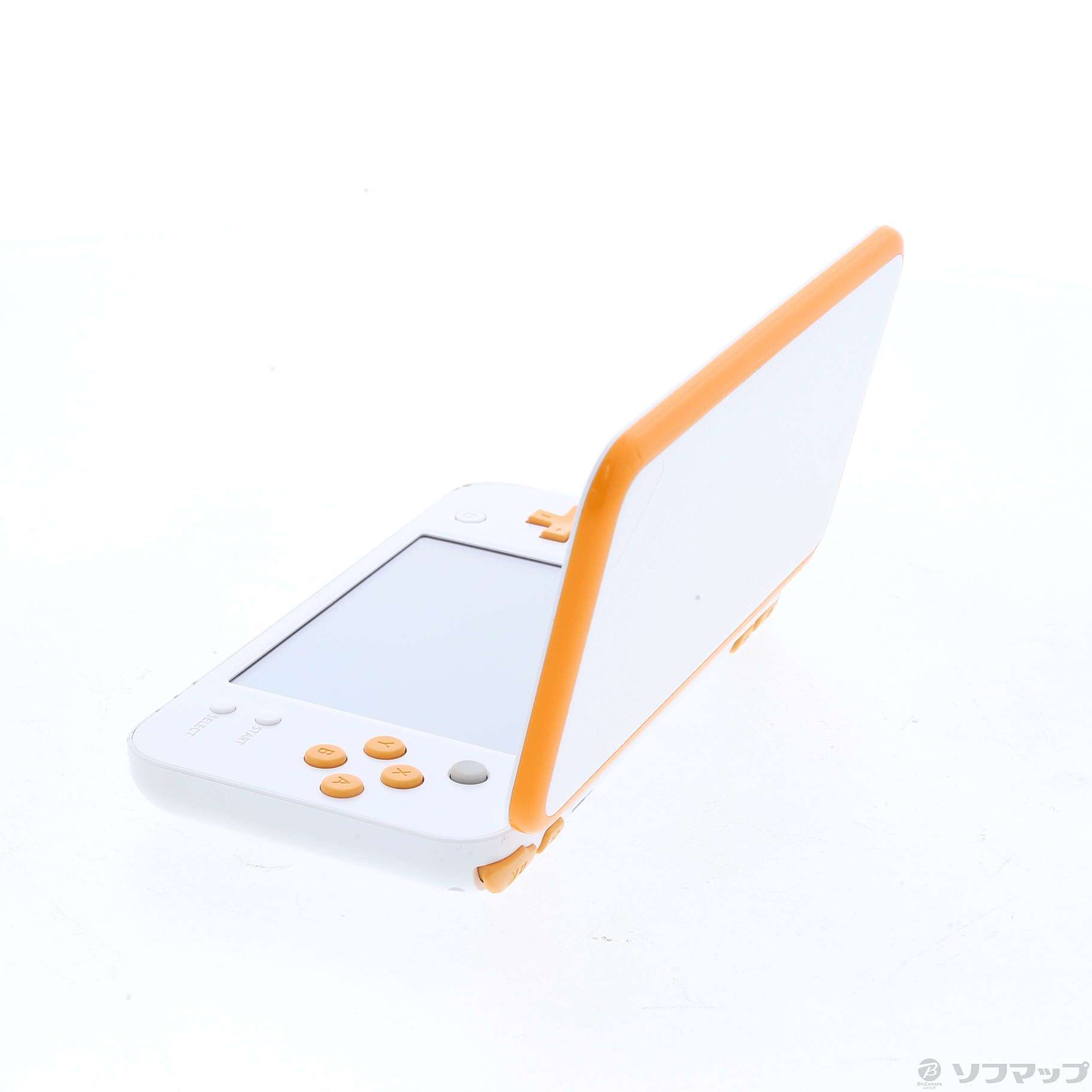 【美品】 Newニンテンドー2DS LL ホワイト×オレンジ 本体 動作品