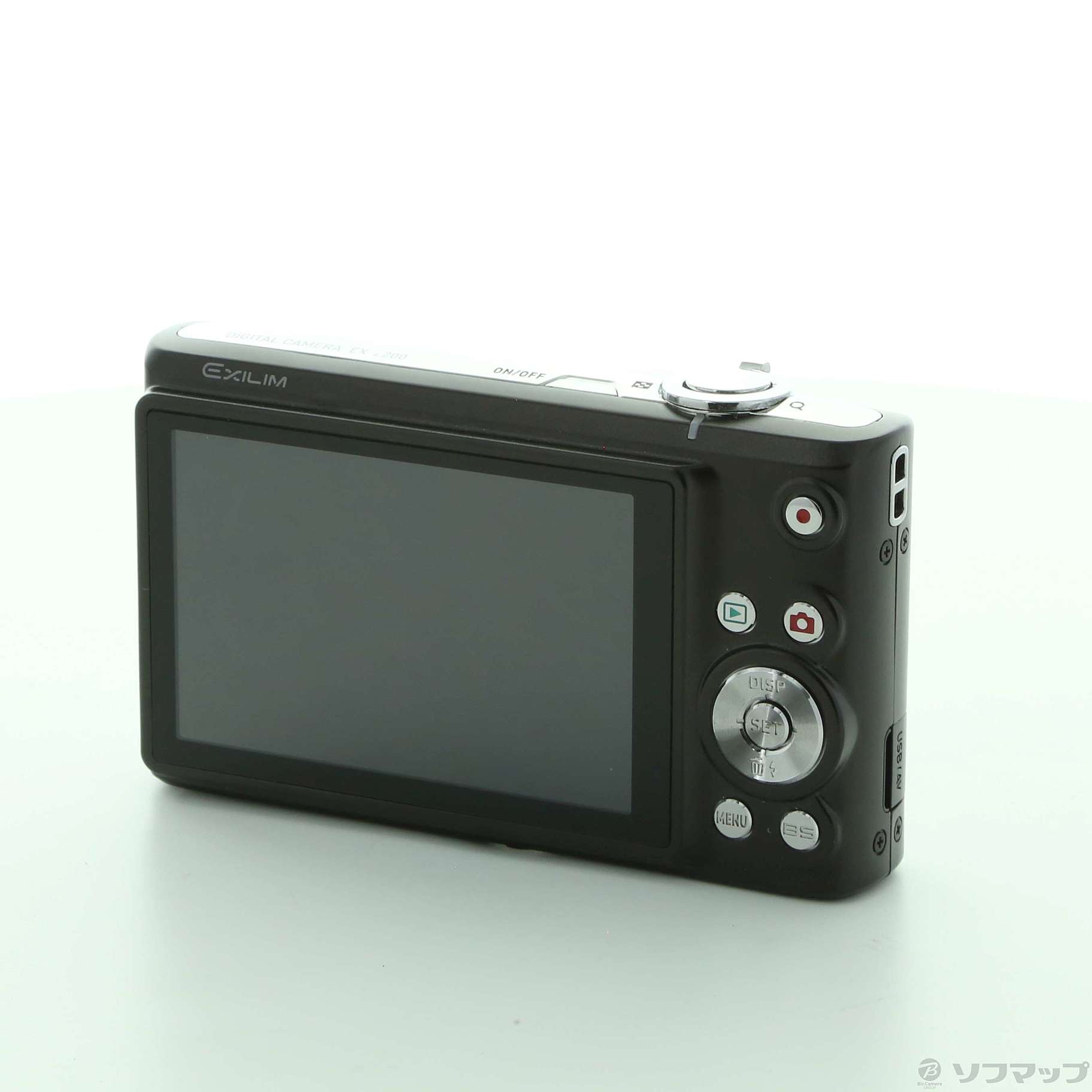 も*り様 カシオ EXILIM ZOOM EX-Z200 ブラック 中古】EXILIM ZOOM EX-Z200BK (1010万画素／4倍ズーム／ブラック