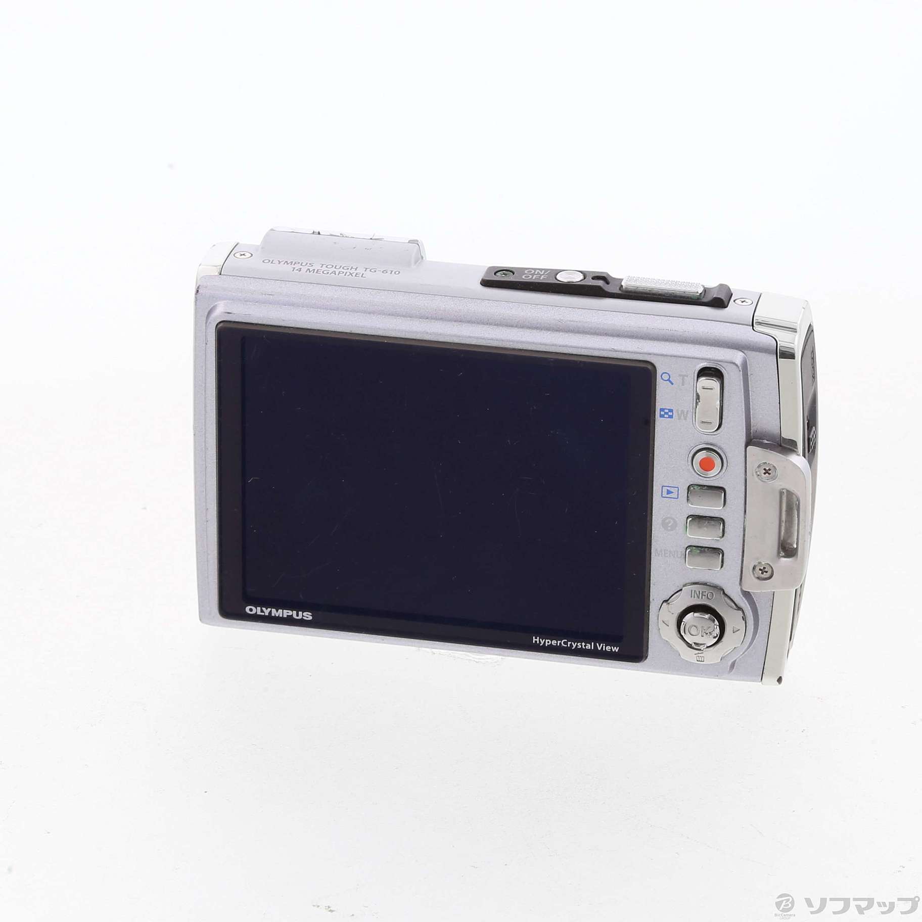 中古】OLYMPUS Tough TG-610 (1400万画素／5倍／防水／SDXC／レッド 