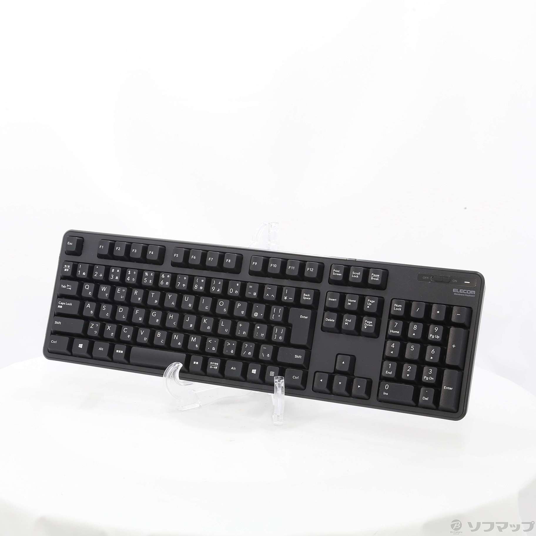 中古】〔展示品〕 TK-FDM106MBK 無線フルキーボードマウス ブラック [2133028801521] -  リコレ！|ソフマップの中古通販サイト