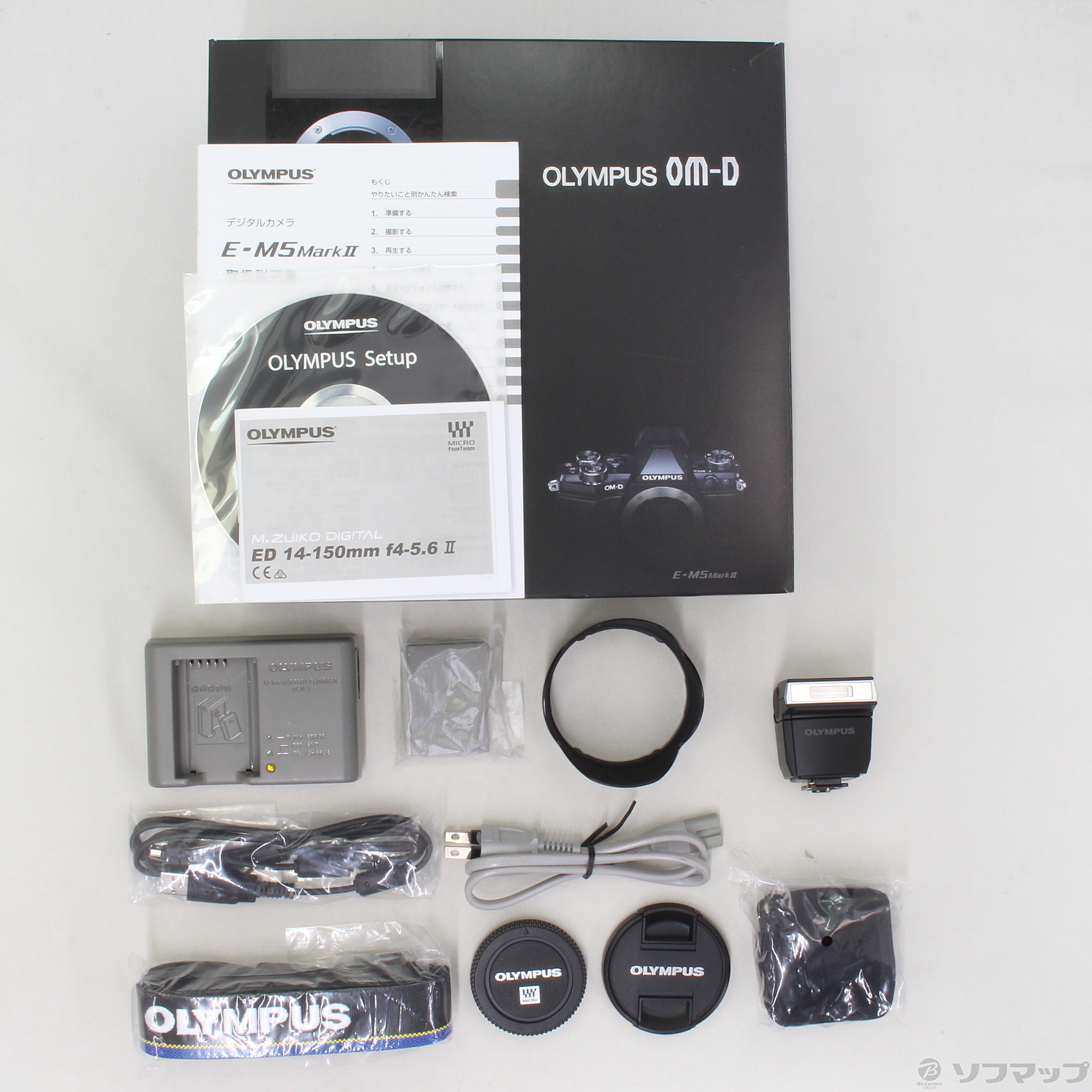 中古】OM-D E-M5 MarkⅡ 14-150mm Ⅱ レンズキット ブラック