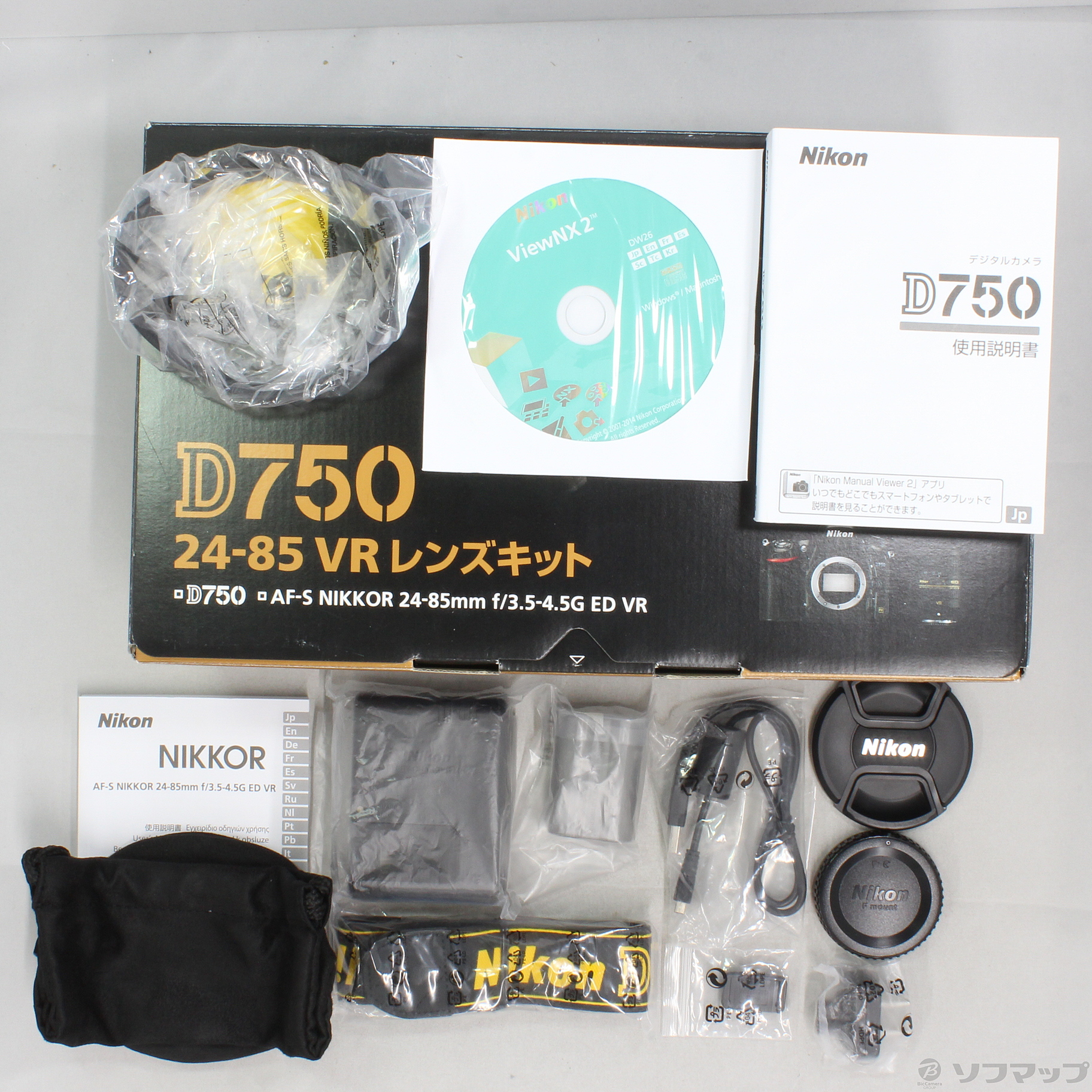 中古】Nikon D750 24-85 VRレンズキット (2432万画素／SDXC) [2133028803310] -  リコレ！|ビックカメラグループ ソフマップの中古通販サイト