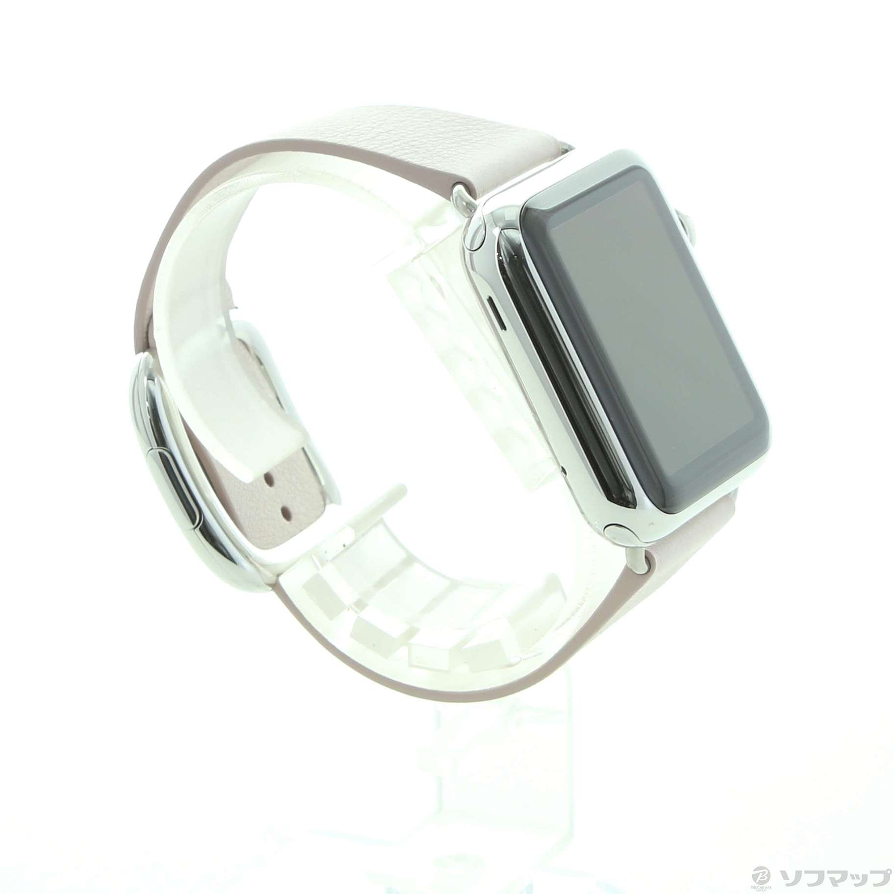 Apple Watch 38mm ステンレススチールソフトピンクモダンバックル