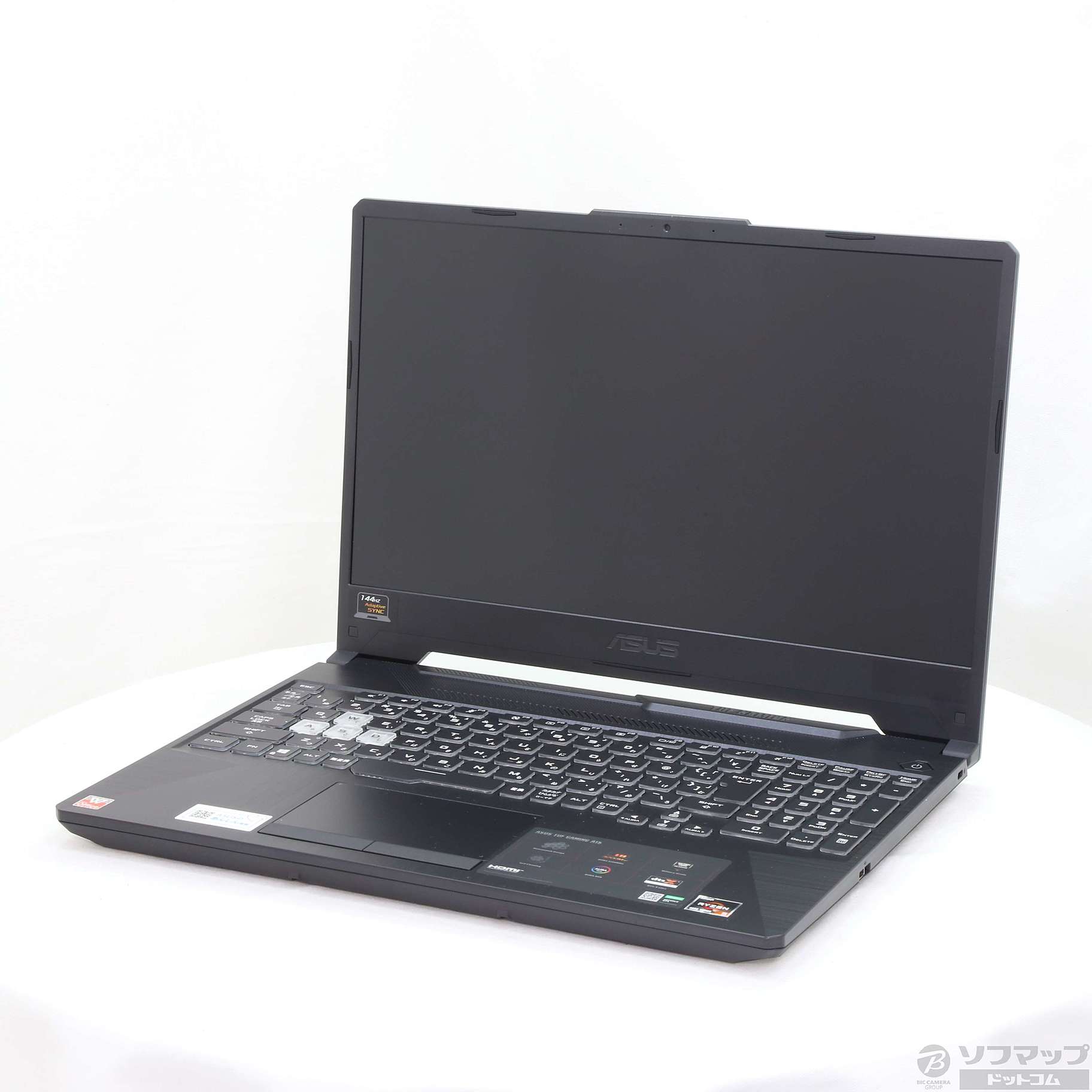 〔展示品〕 TUF Gaming A15 FA506IH FA506IH-R5G1650 フォートレス・グレイ 〔Windows 10〕