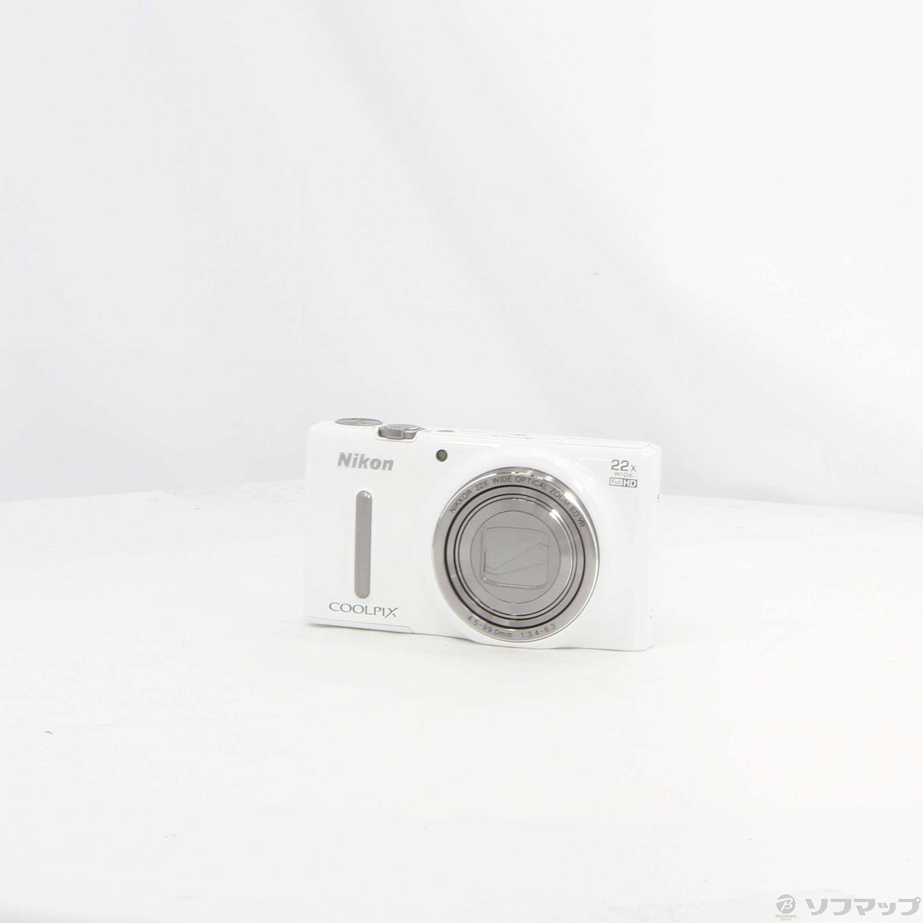中古】COOLPIX S9600 WH (1605万画素／22倍／エレガントホワイト 