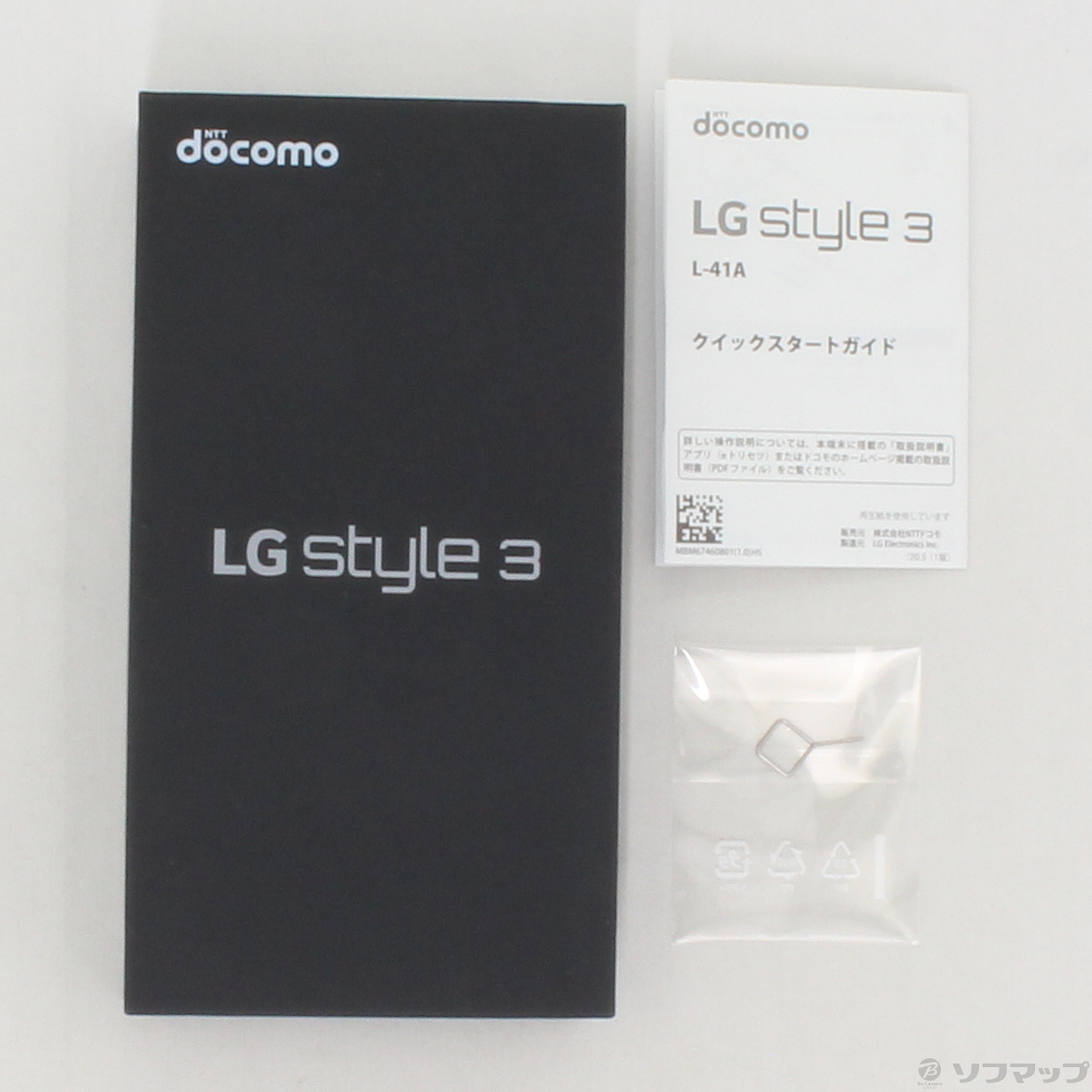 セール対象品 LG style3 64GB ミラーブラック L-41A docomoロック解除SIMフリー ◇05/22(土)値下げ！