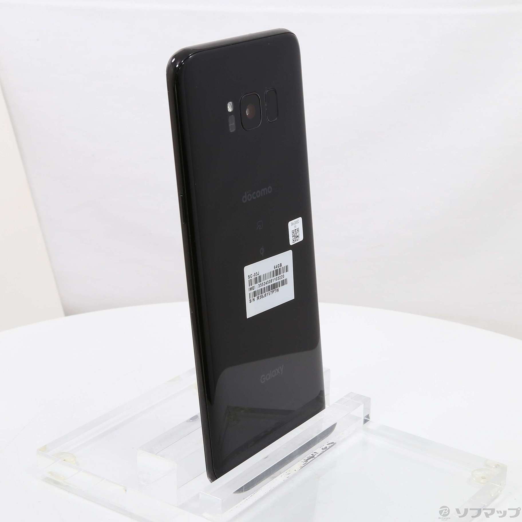 中古】GALAXY S8+ 64GB ミッドナイトブラック SC-03J docomoロック解除