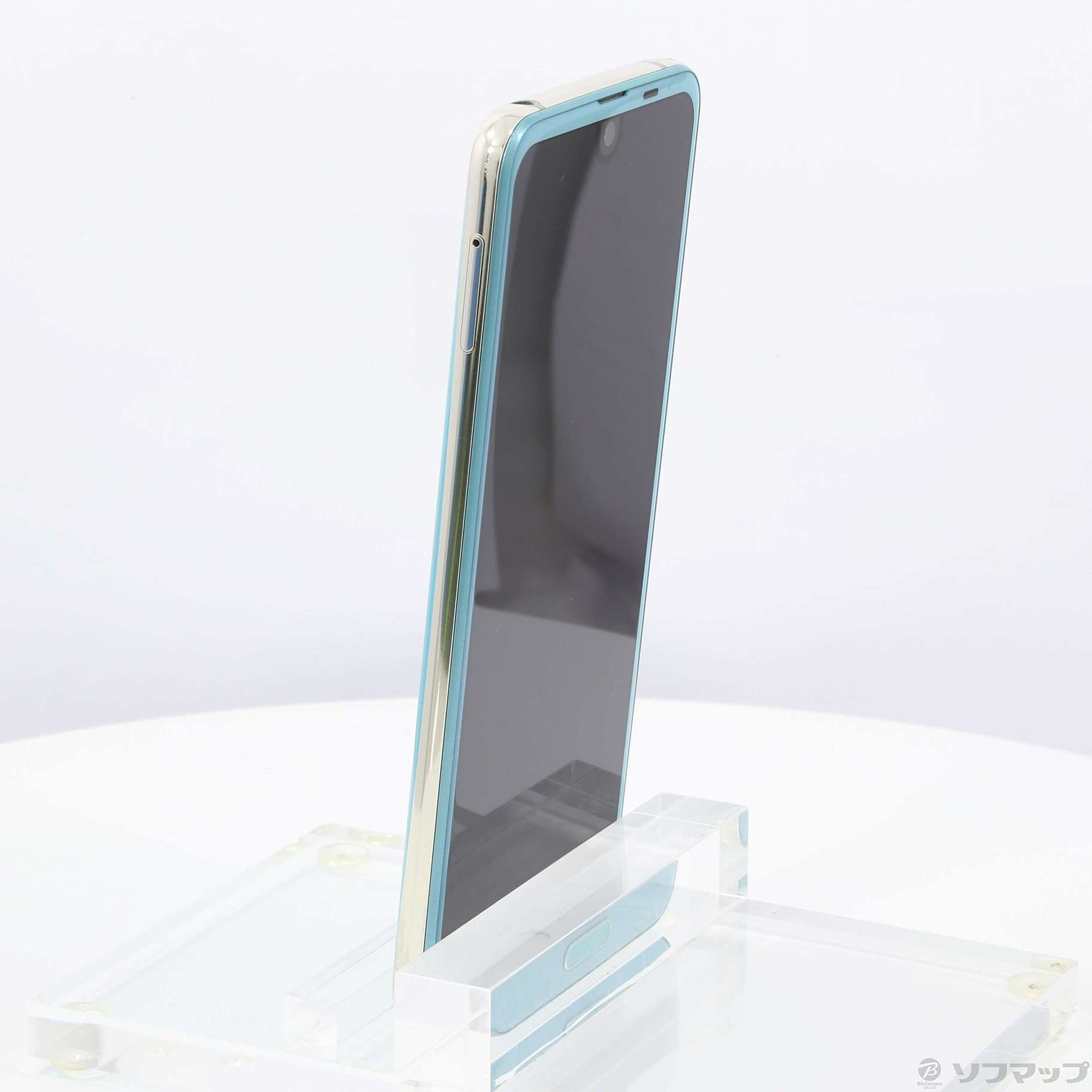 中古】AQUOS R2 64GB アクアマリン SHV42 auロック解除SIMフリー