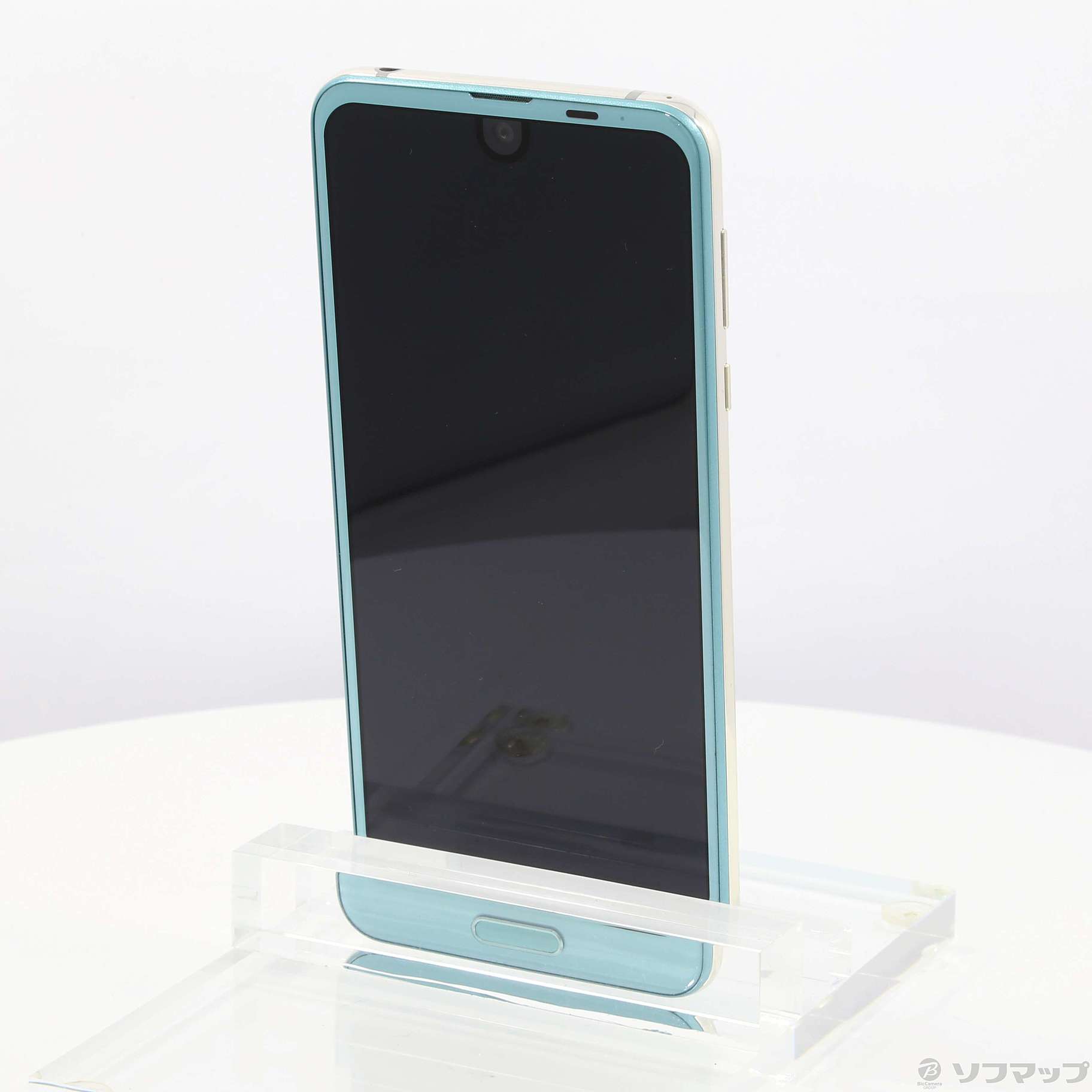 中古】AQUOS R2 64GB アクアマリン SHV42 auロック解除SIMフリー