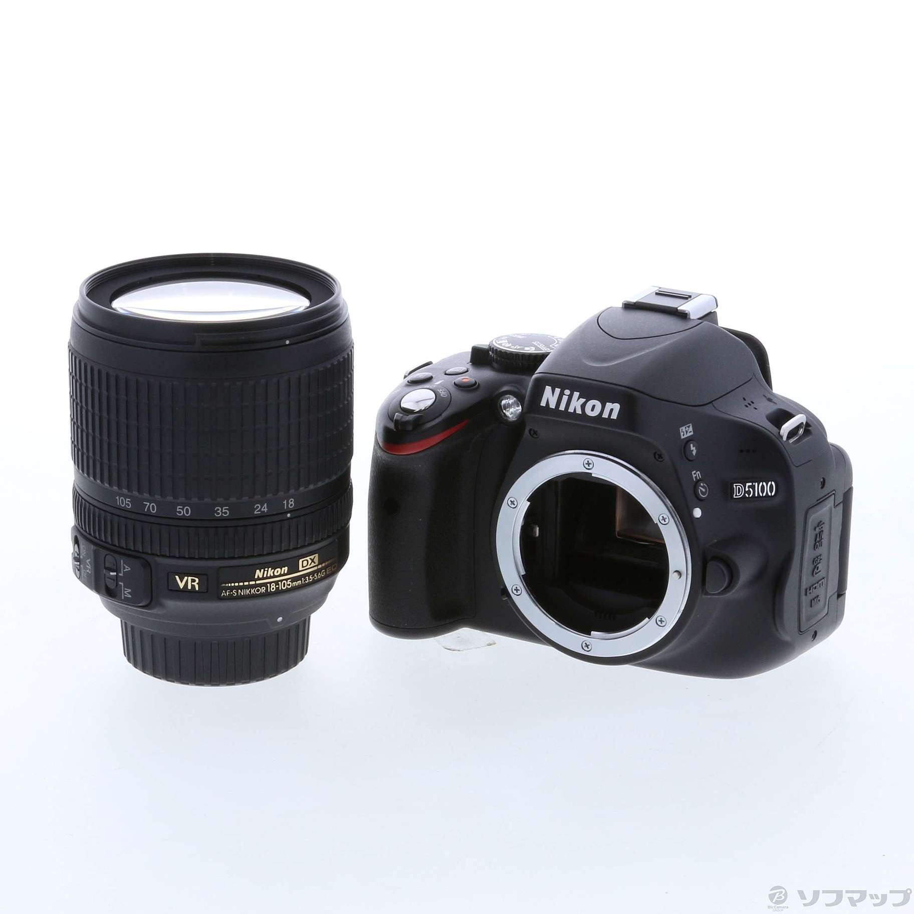 中古】Nikon D5100 18-105 VR レンズキット (1620万画素／SDXC) [2133028982930]  リコレ！|ソフマップの中古通販サイト