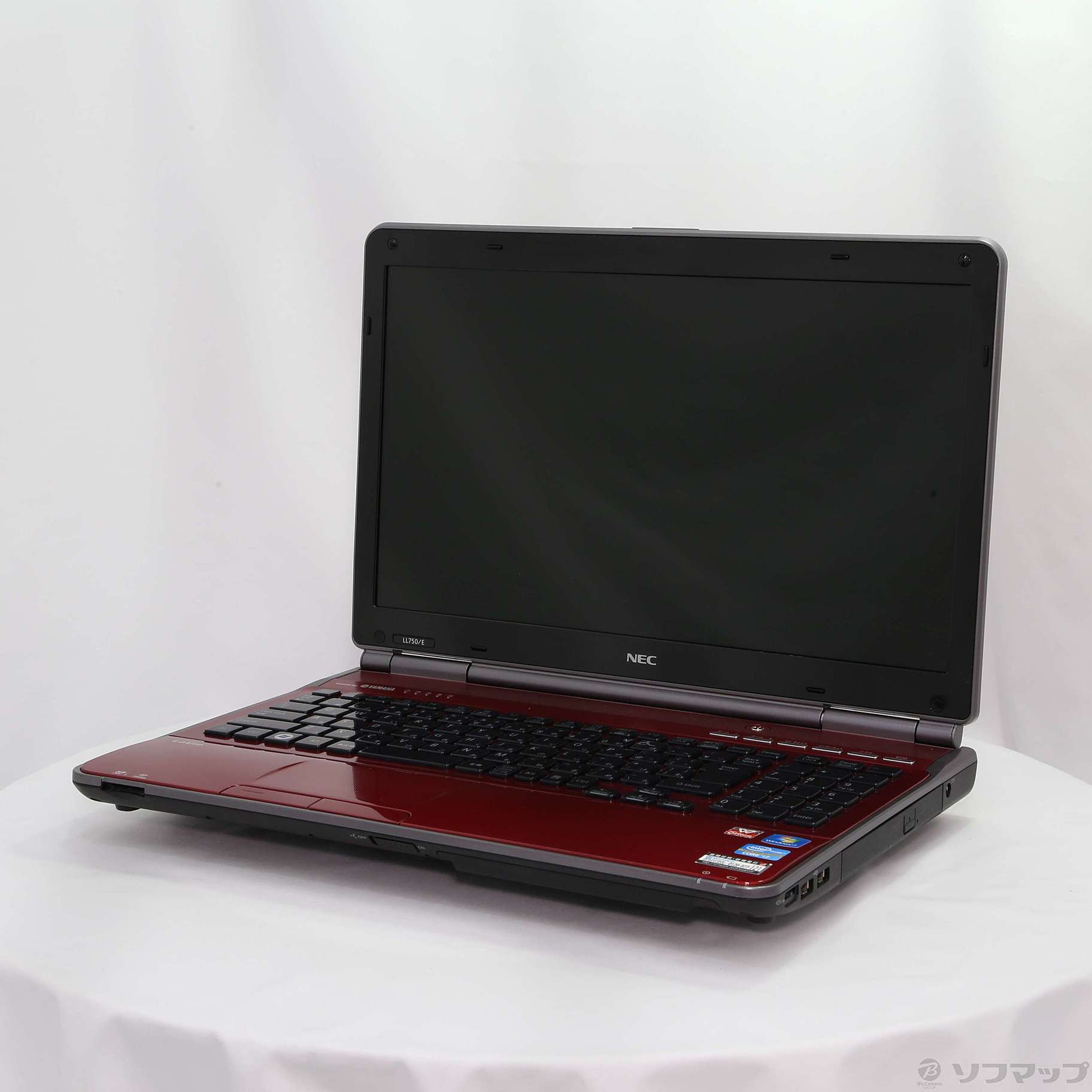 格安安心パソコン LaVie L LL750／ES6R PC-LL750ES6R クリスタルレッド