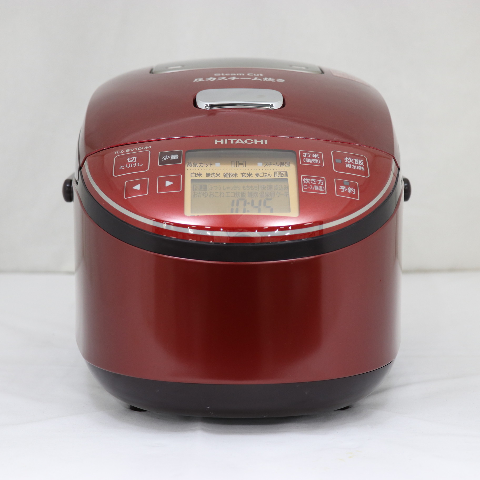 〔展示品〕炊飯器 RZ-BV100M メタリックレッド ［5.5合 ／圧力IH］