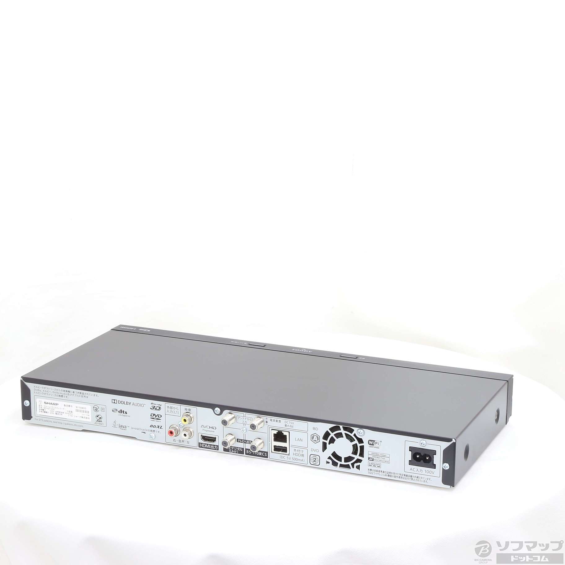 中古】AQUOSブルーレイ BD-NT1200 [2133029038308] - リコレ