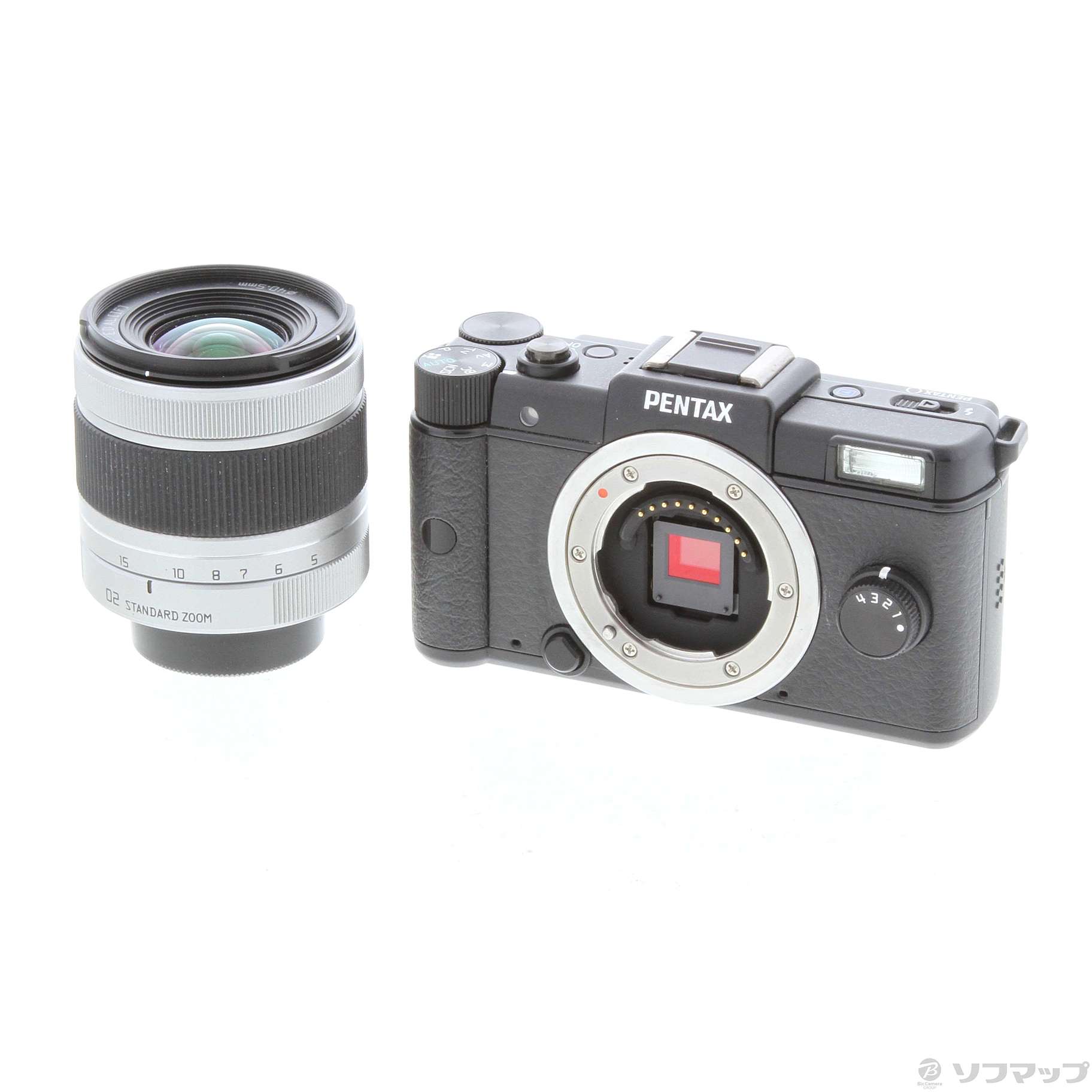 中古】PENTAX Q 02ズームレンズキット ブラック [2133029040981