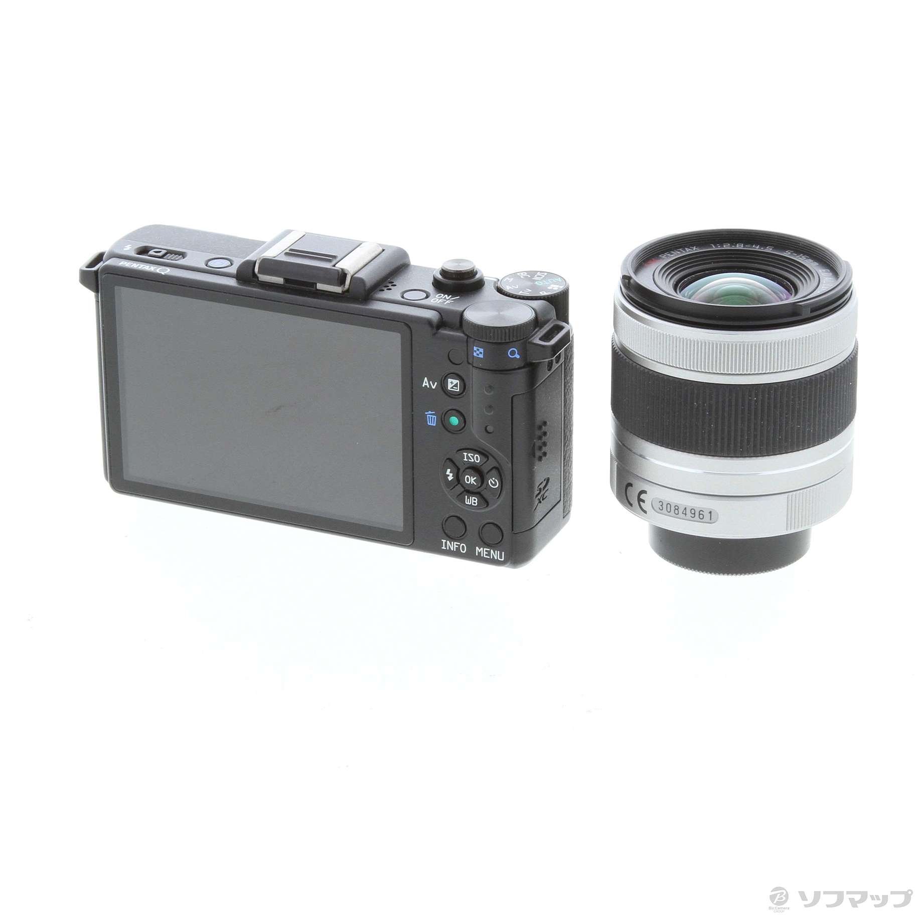 中古】PENTAX Q 02ズームレンズキット ブラック [2133029040981