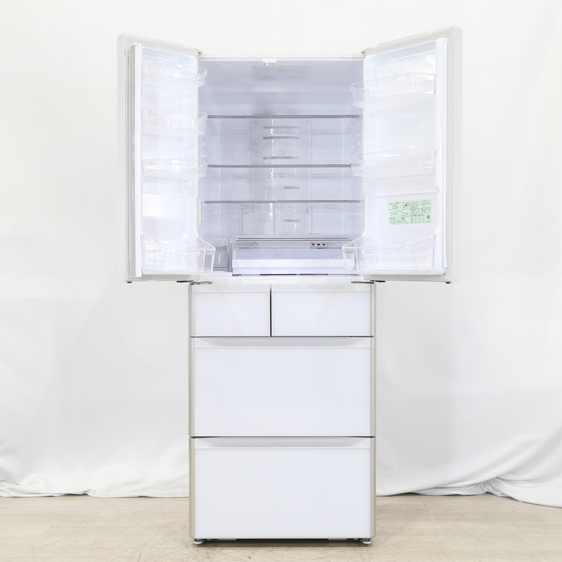 中古】〔展示品〕 冷蔵庫 R-X48N-XW クリスタルホワイト [6ドア 中古】〔展示品〕 冷蔵庫 R-X48N-XW クリスタルホワイト [6ドア