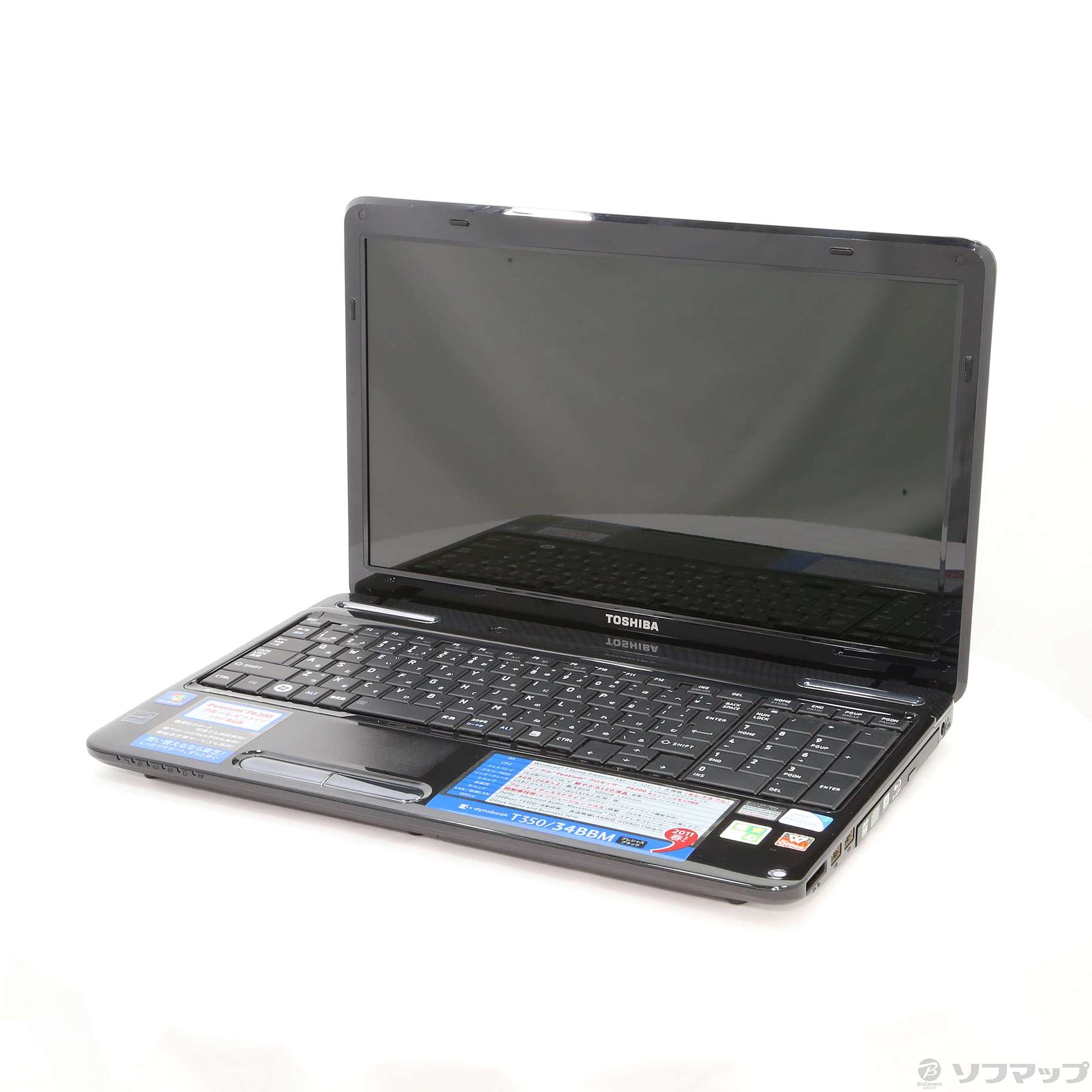 中古】格安安心パソコン dynabook T350／34BBM PT35034BBFBM 