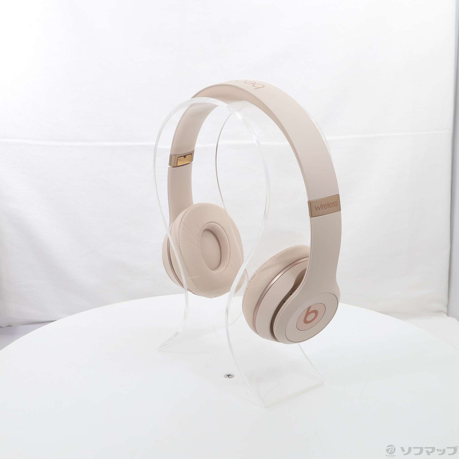 ジャンク品】Beats Solo3 Wireless ヘッドホン ゴールド - オーディオ機器