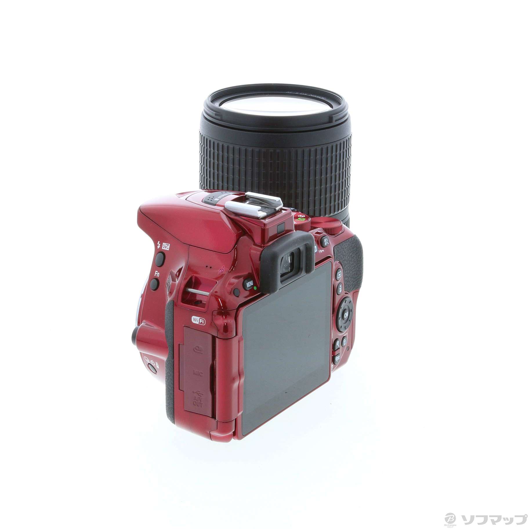 中古 Nikon D5500 18 140 Vr レンズキット レッド 2416万画素 Sdxc リコレ ソフマップの中古通販サイト