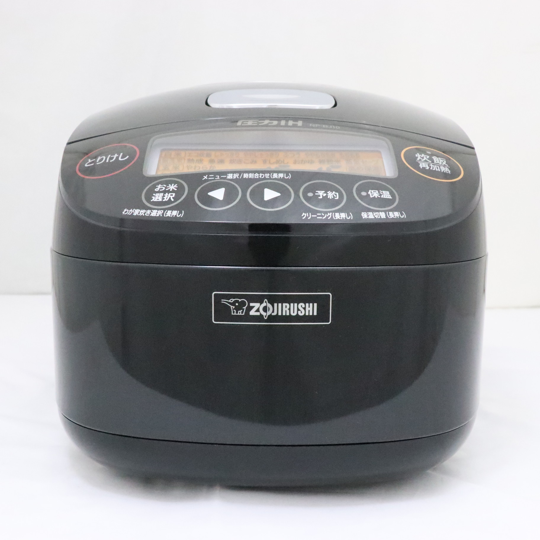 中古】〔展示品〕 炊飯器 極め炊き ブラック NP-BJ10-BA ［5.5合