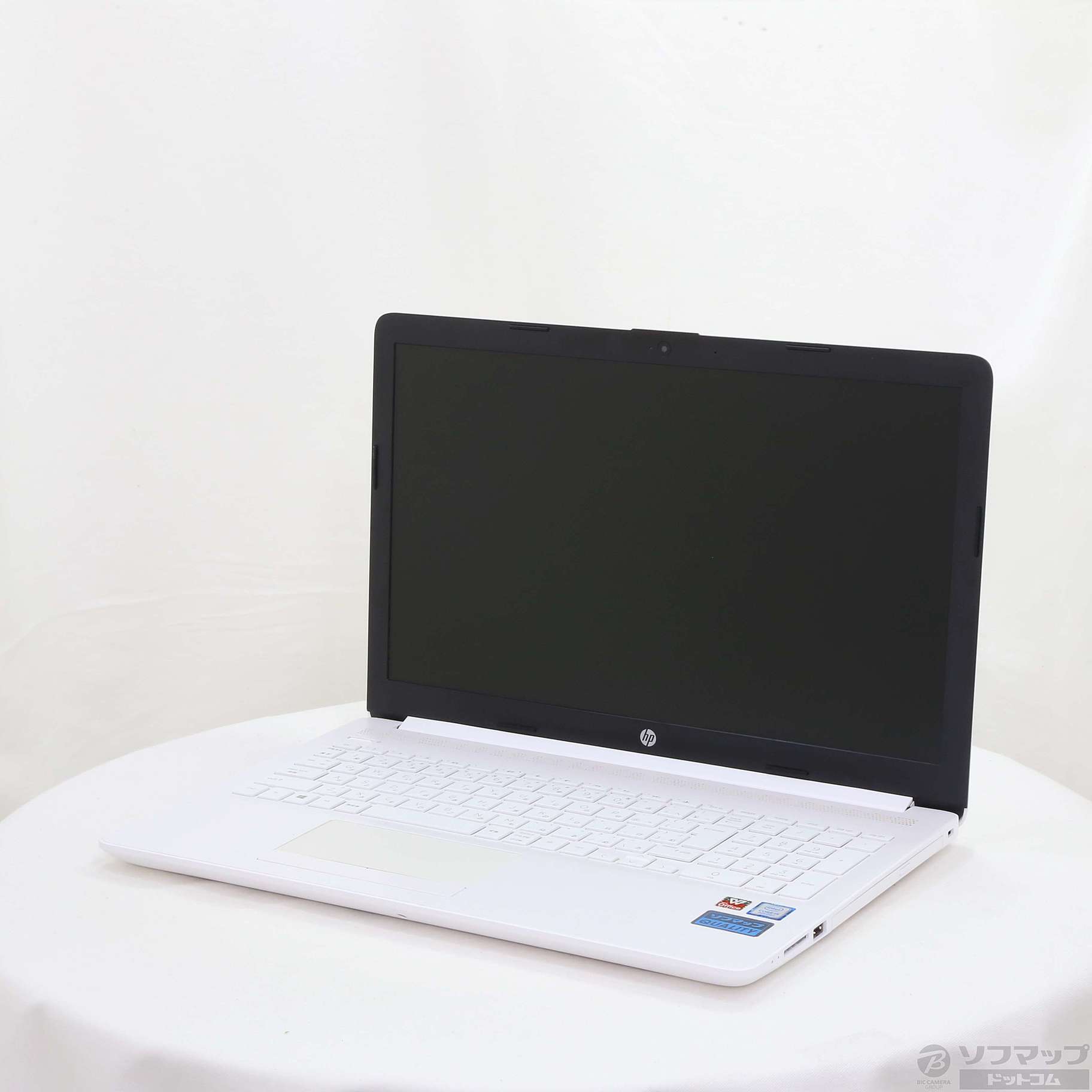 中古】HP 15-da0093TU 4QM63PA-AAAA ピュアホワイト 〔Windows 10