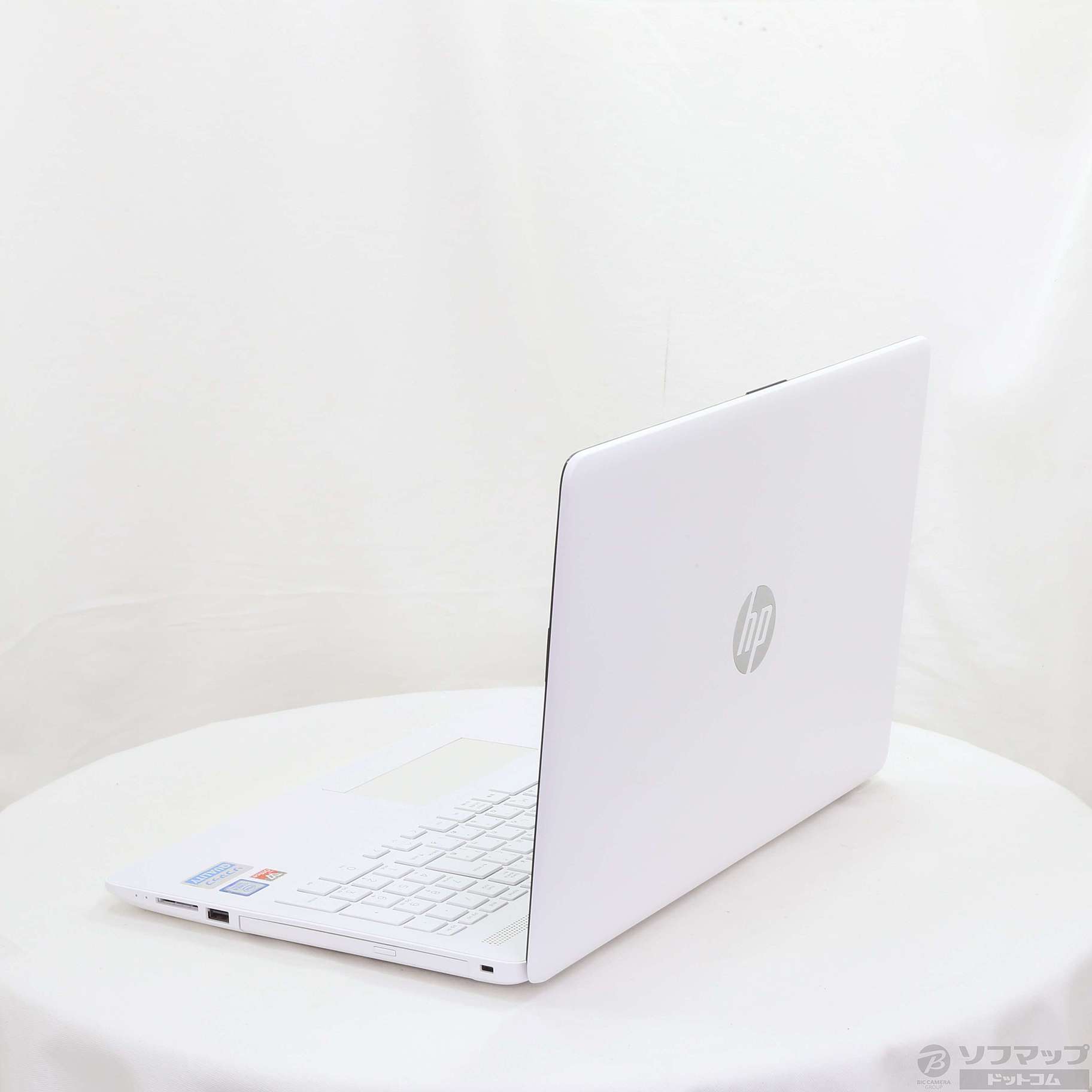 中古】HP 15-da0093TU 4QM63PA-AAAA ピュアホワイト 〔Windows 10