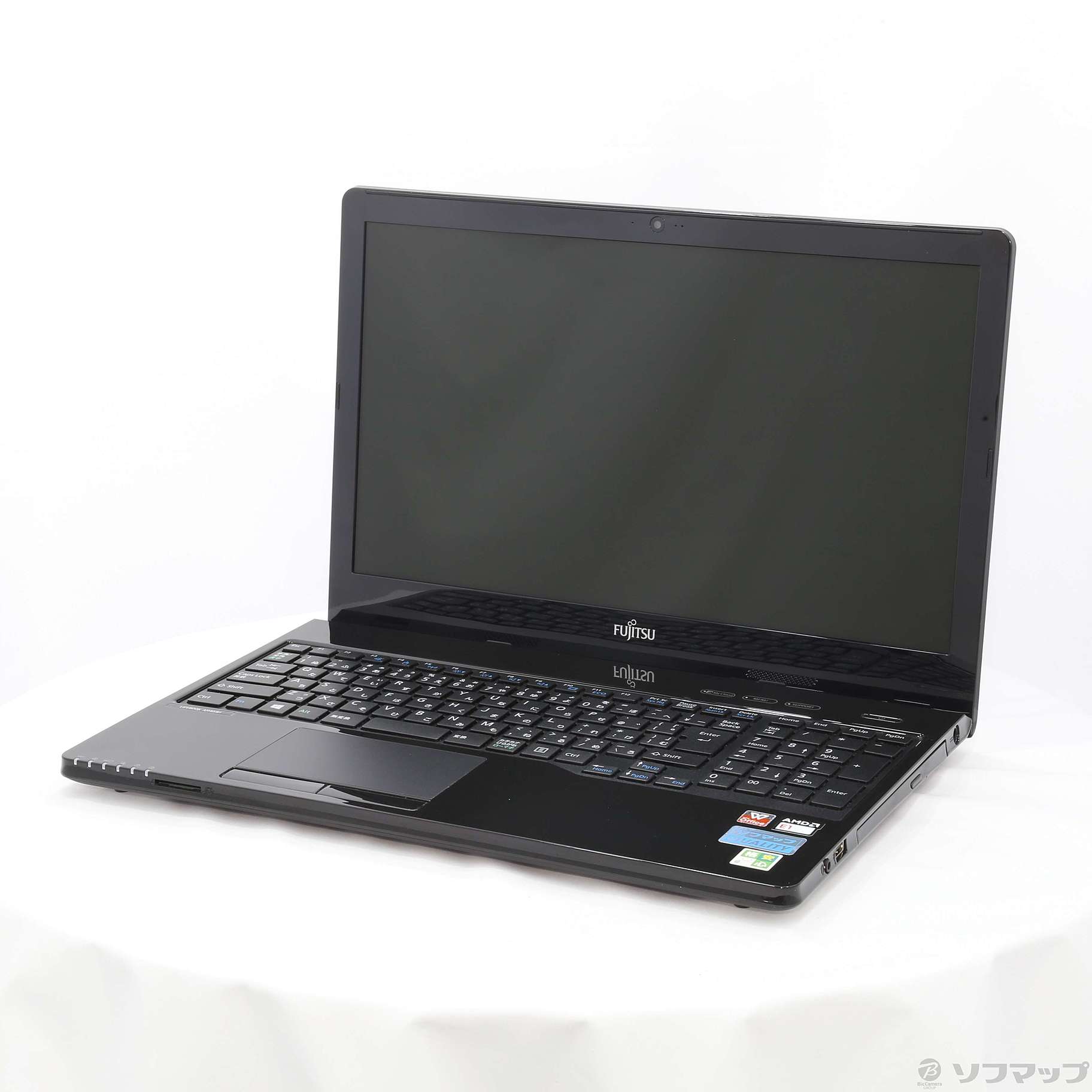 格安安心パソコン LIFEBOOK AH40／B1 FMVA40B1BJ シャイニーブラック 〔Windows 10〕