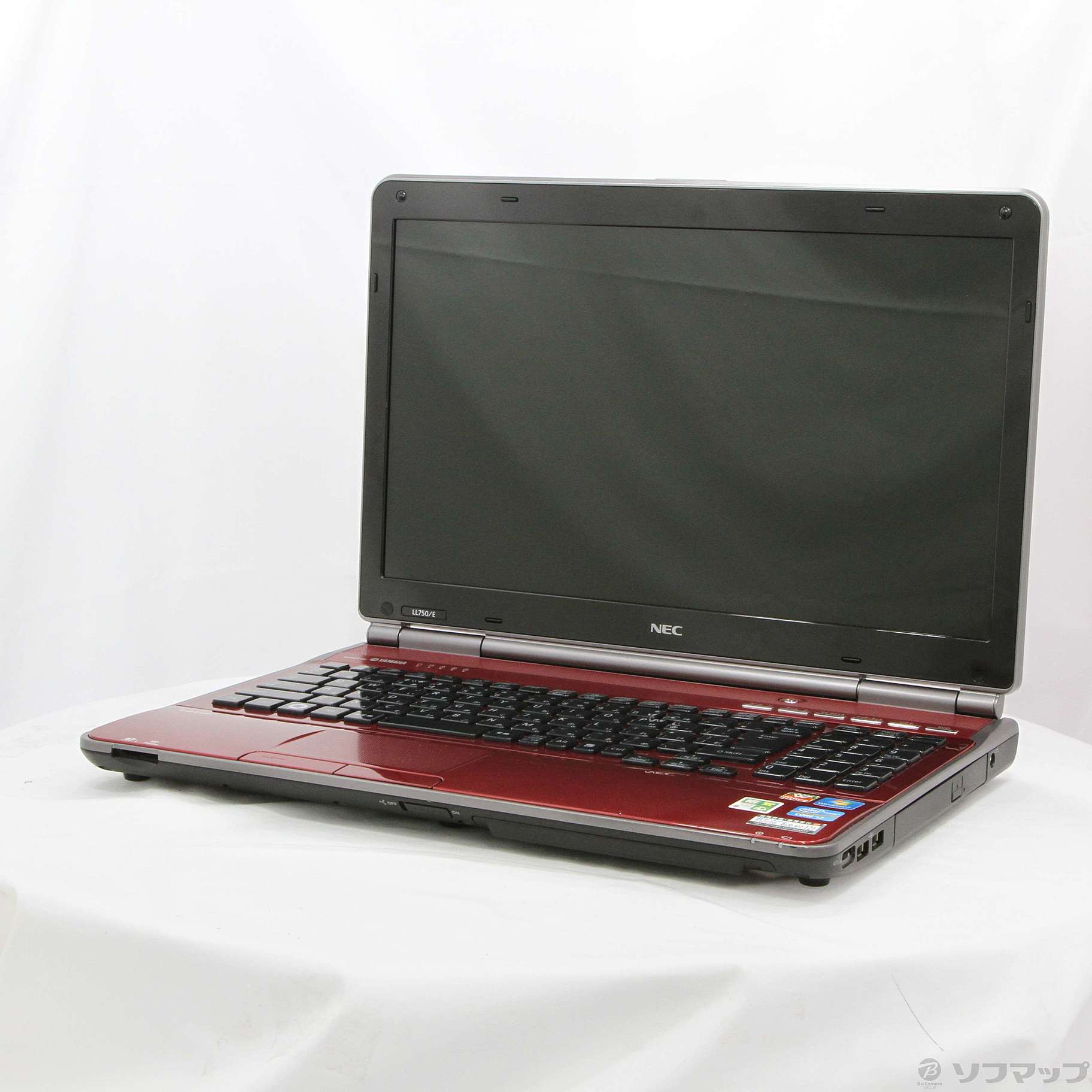 格安安心パソコン LaVie L LL750／ES6R PC-LL750ES6R クリスタルレッド ※バッテリー完全消耗