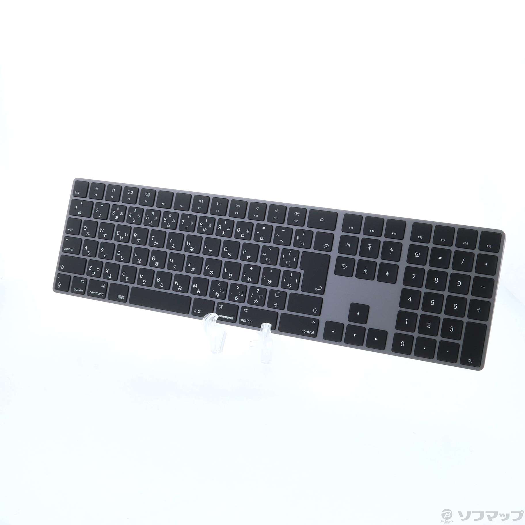 中古】Magic Keyboard (JIS／テンキー付き) スペースグレイ MRMH2J／A