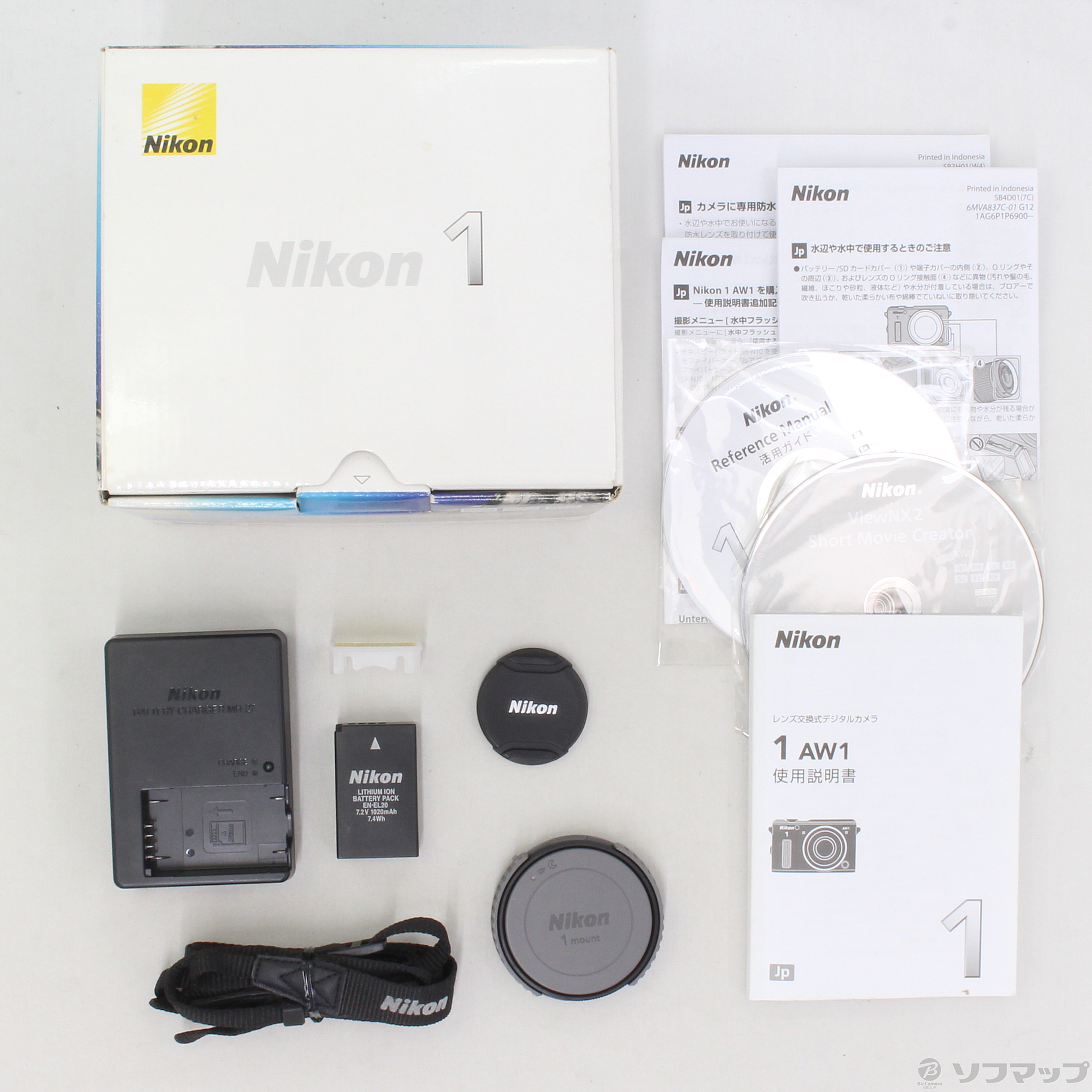 中古】Nikon 1 AW1 防水ズームレンズキット (1425万画素／ブラック