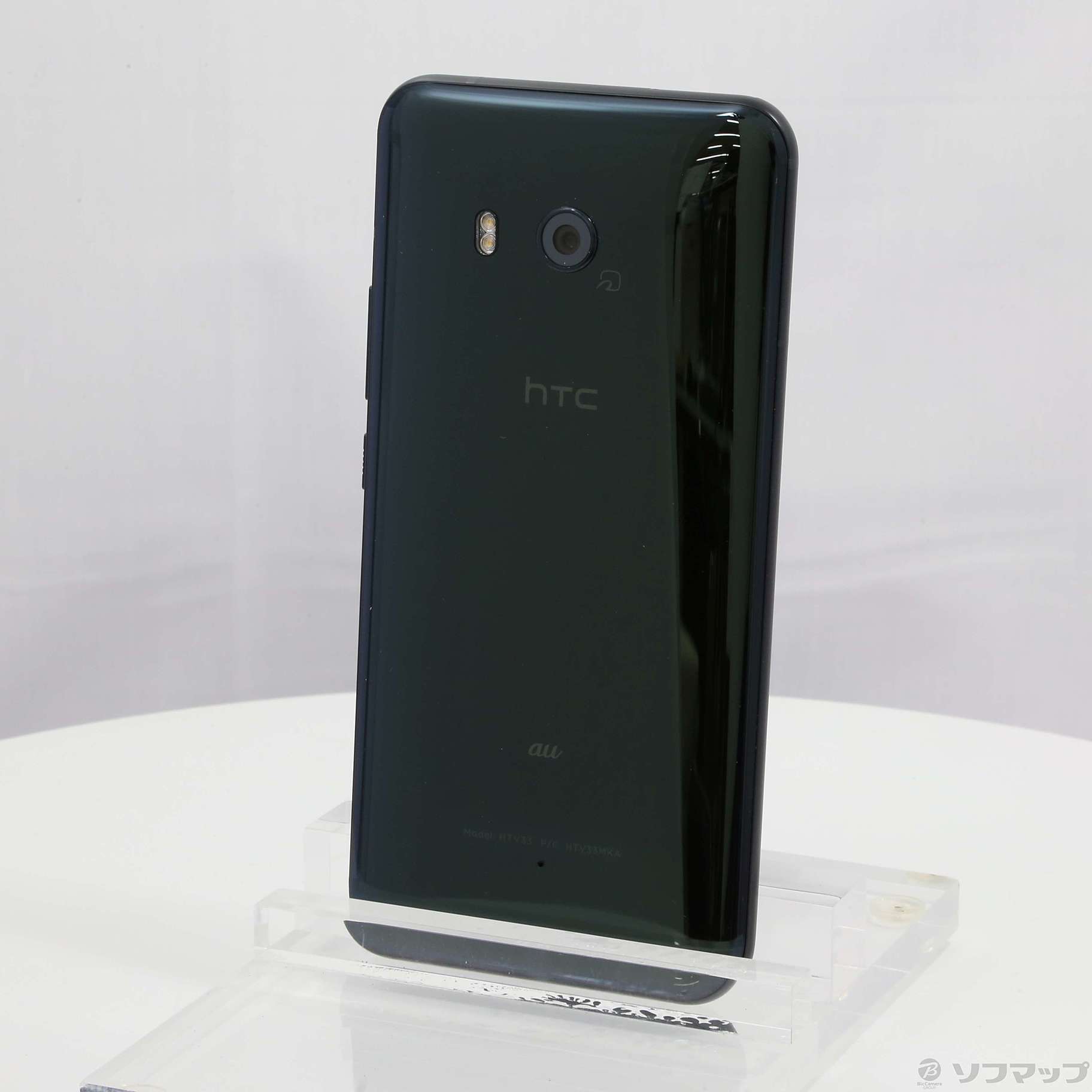 【専用】 au HTC U11 HTV33 ブラックスマートフォン本体